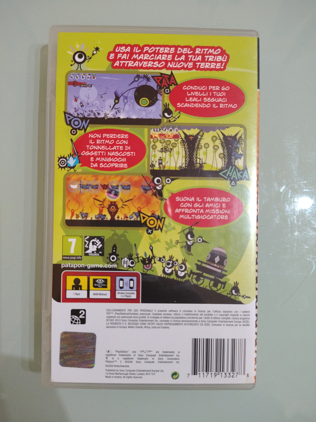 PATAPON 2 SONY PSP COMPLETO IN ITALIANO