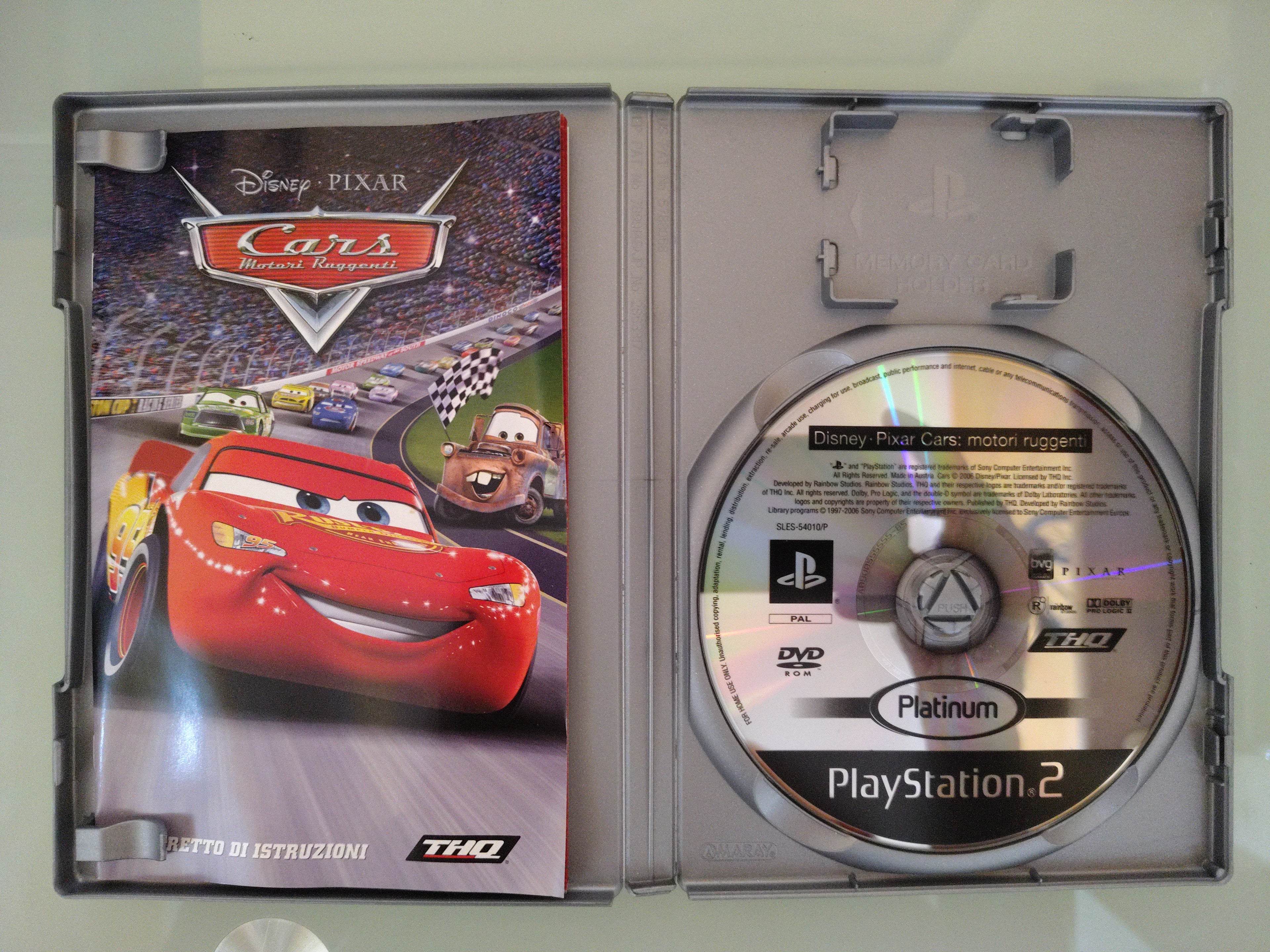 Disney Pixar Cars Motori Ruggenti  VERSIONE ITALIANA -PLATINUM RARO