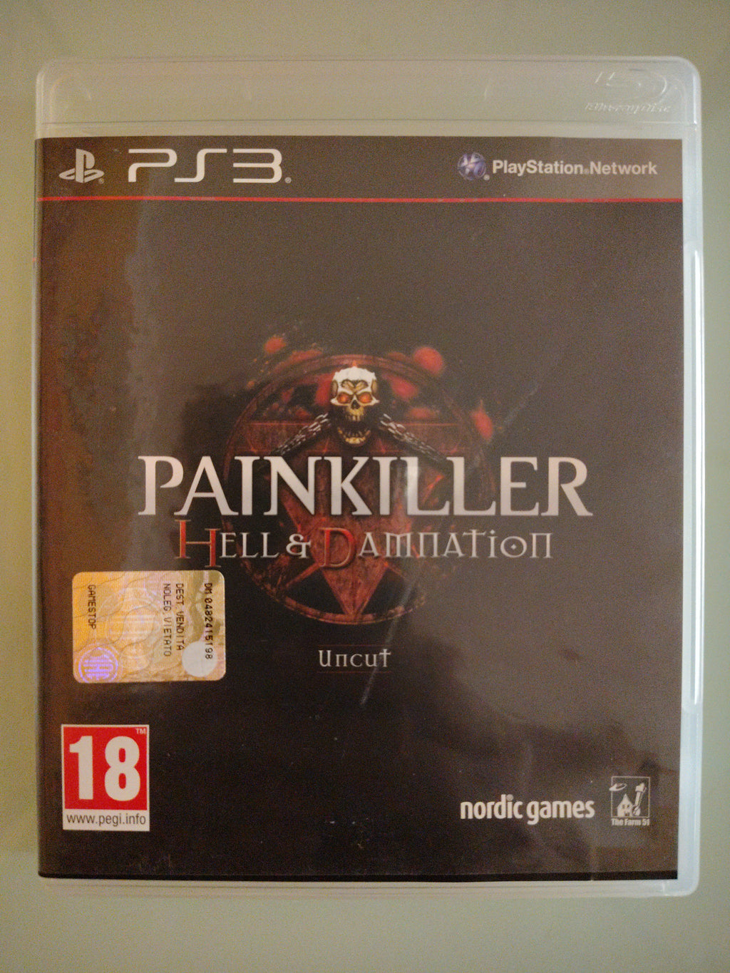 PAINKILLER HELL & DAMNATION UNCUT  RARO
