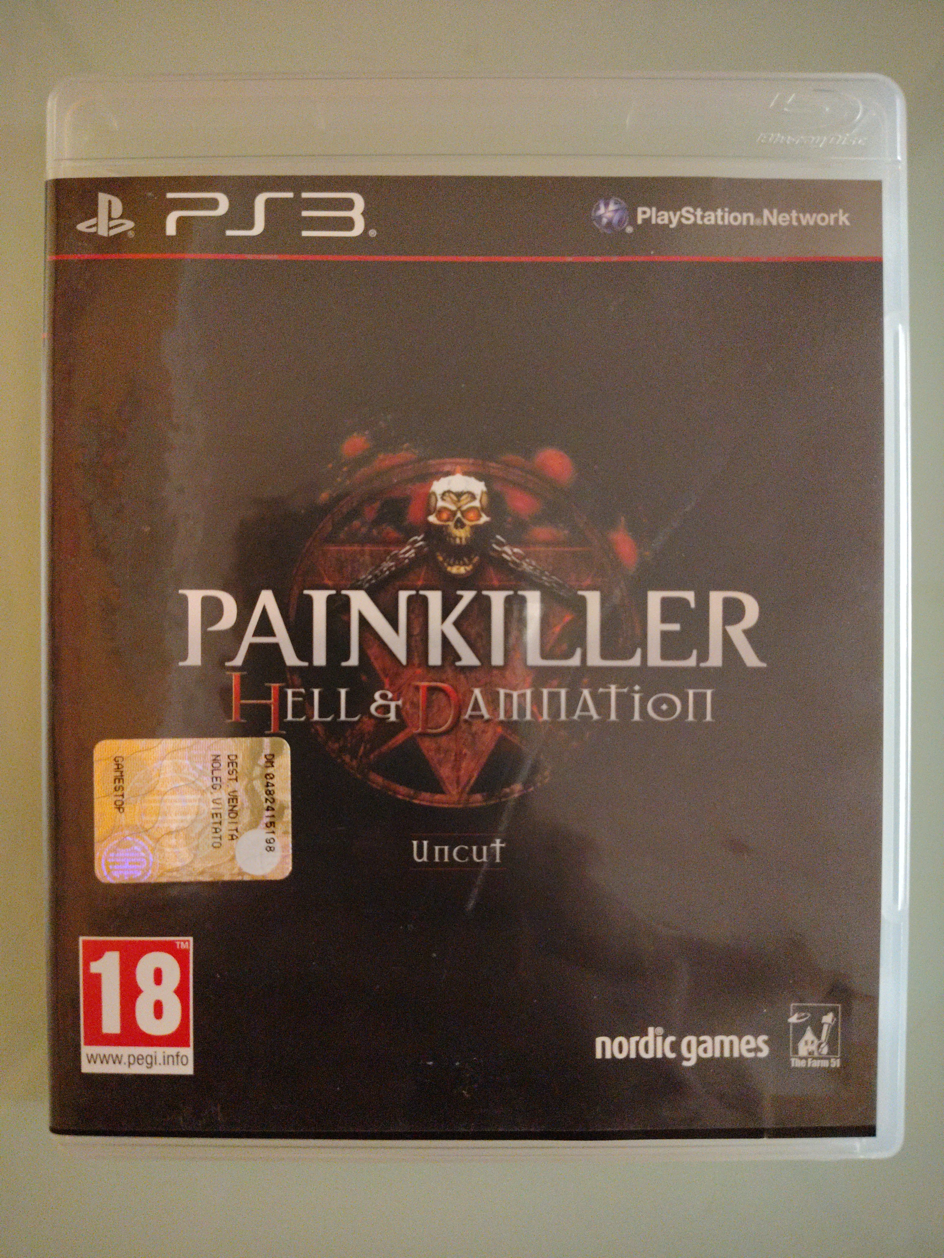 PAINKILLER HELL & DAMNATION UNCUT  RARO