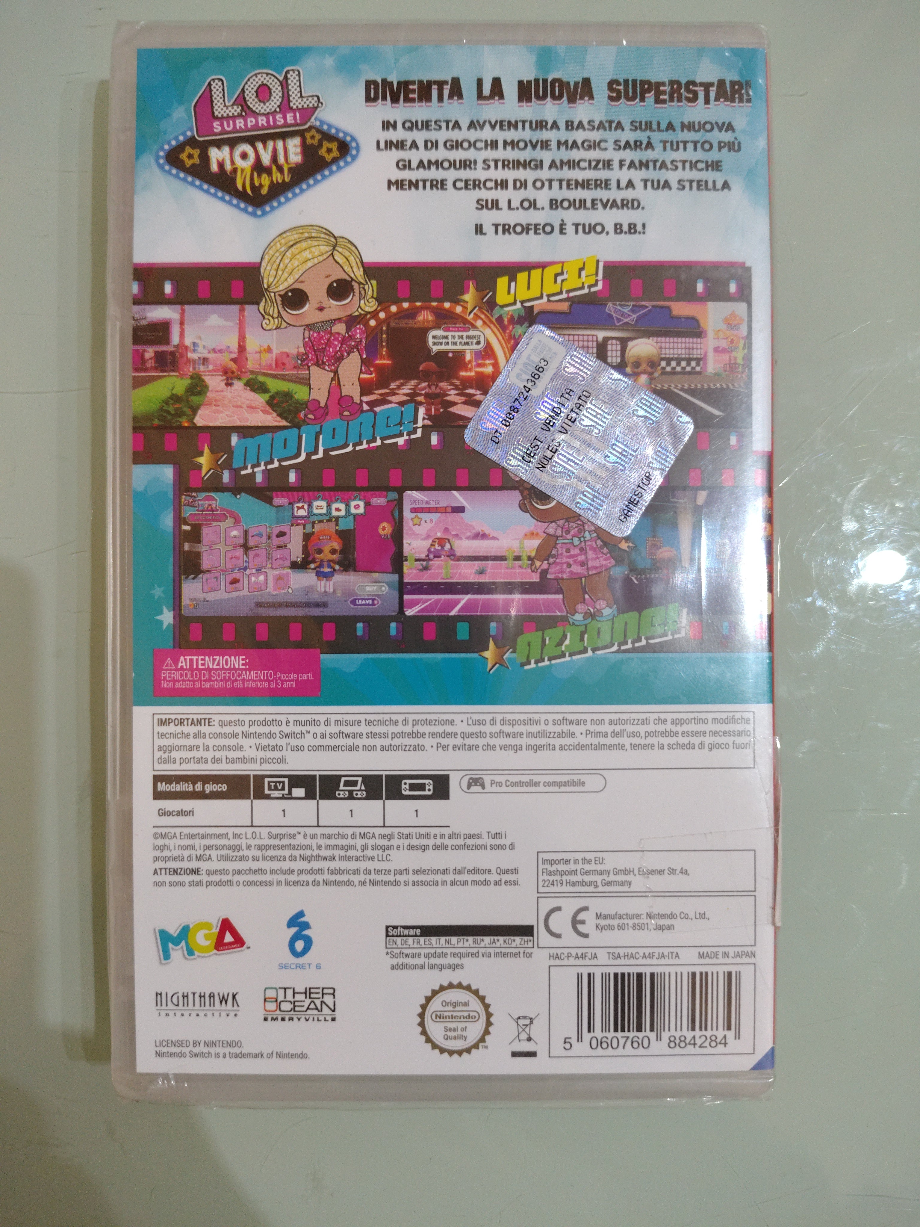 NUOVO! L.O.L. Sorpresa! Movie Night - Nintendo Switch. SIGILLATO!