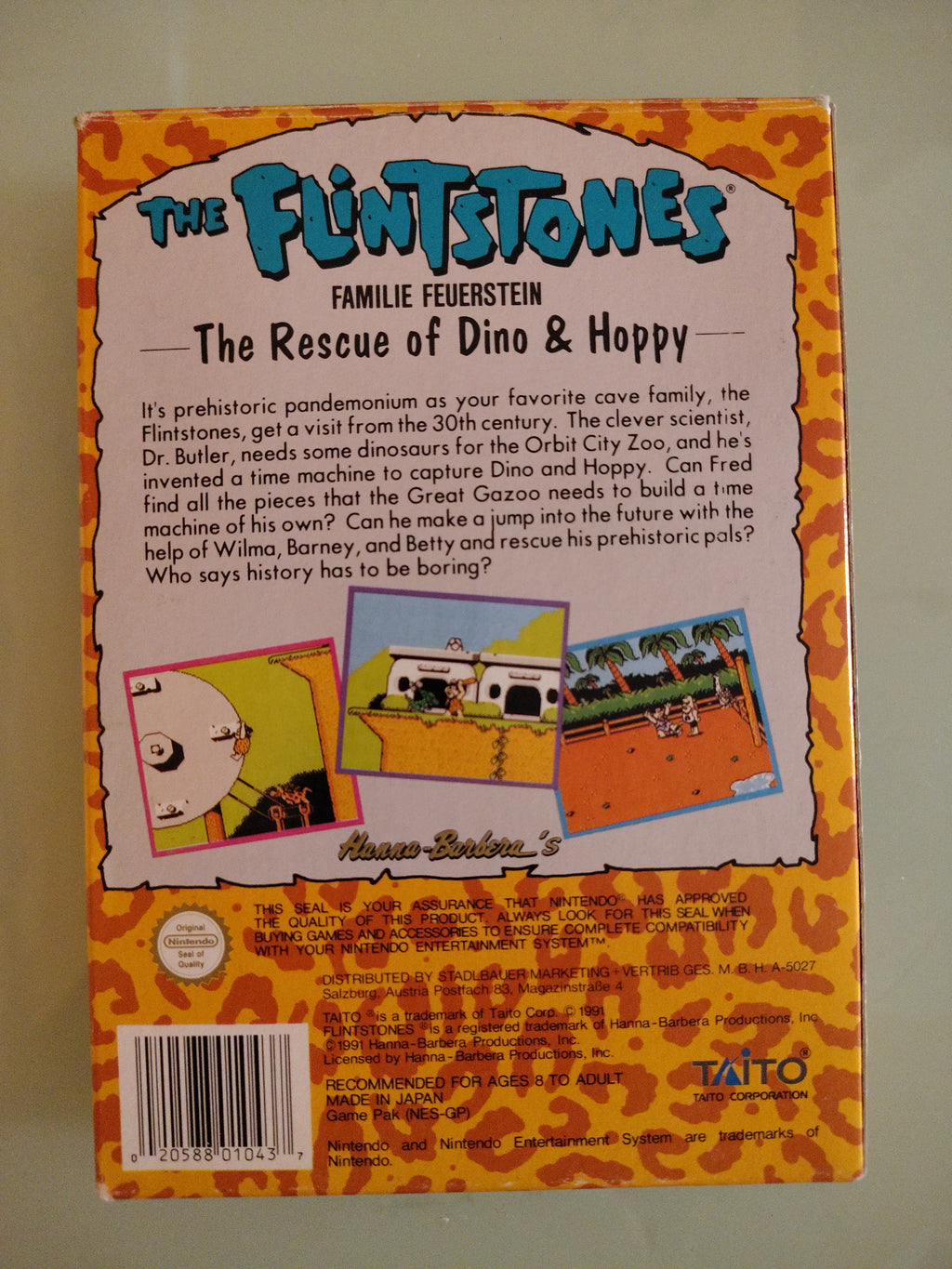 The Flintstones - The rescue of dino e hoppy - Taito - Nes - Pal B (1991)