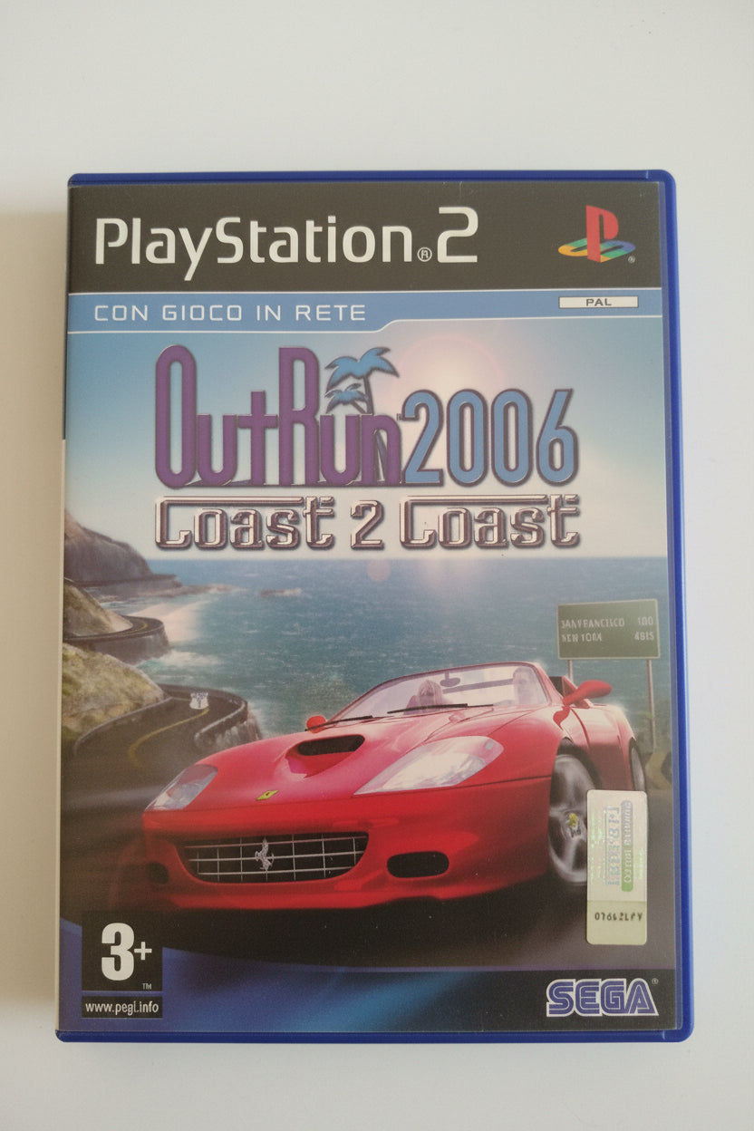 OutRun 2006: Coast 2 Coast (Sony PlayStation 2, 2006), PS2