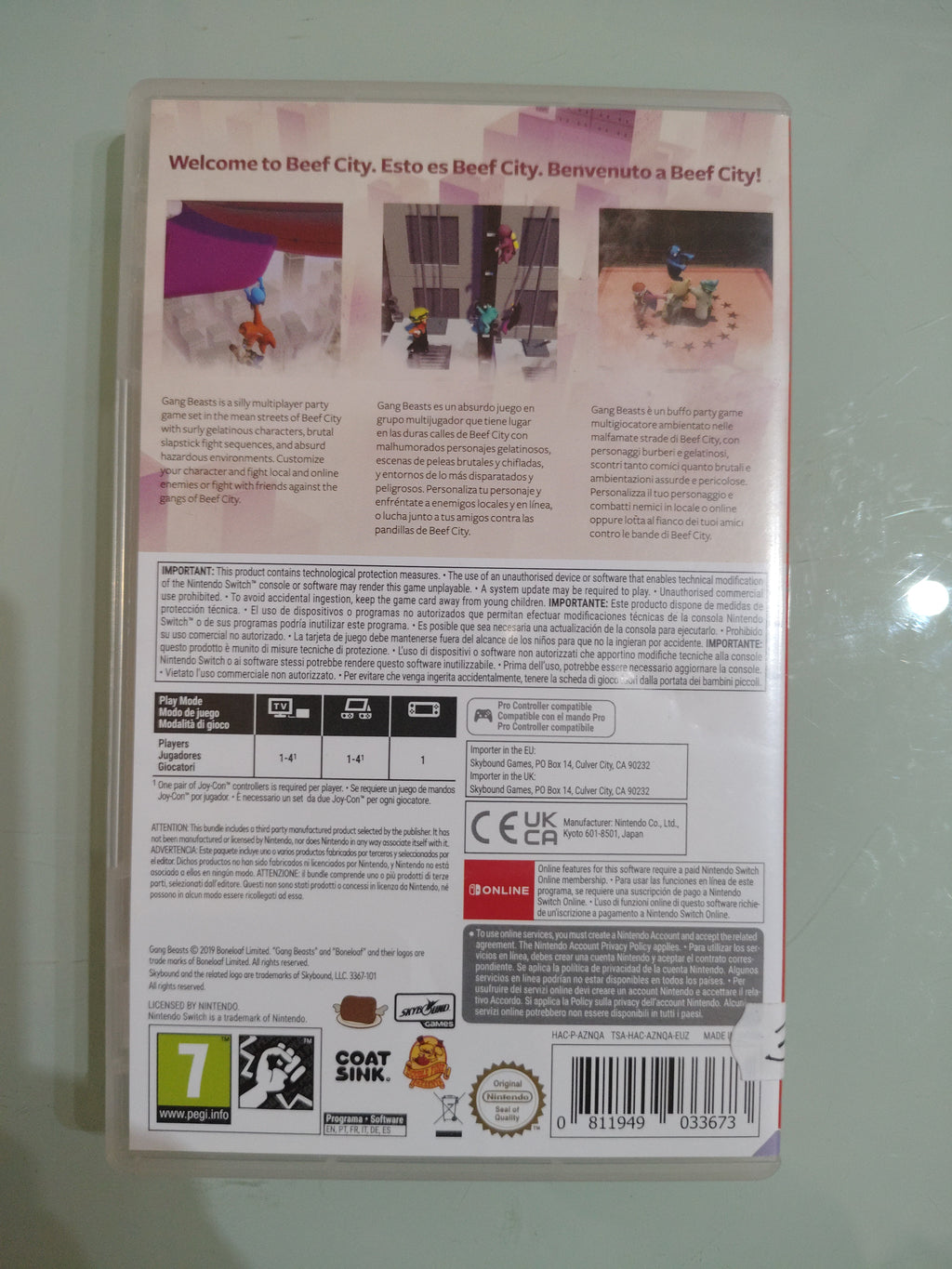 Gang Beasts SWITCH Videogioco Skybound Games 7+
