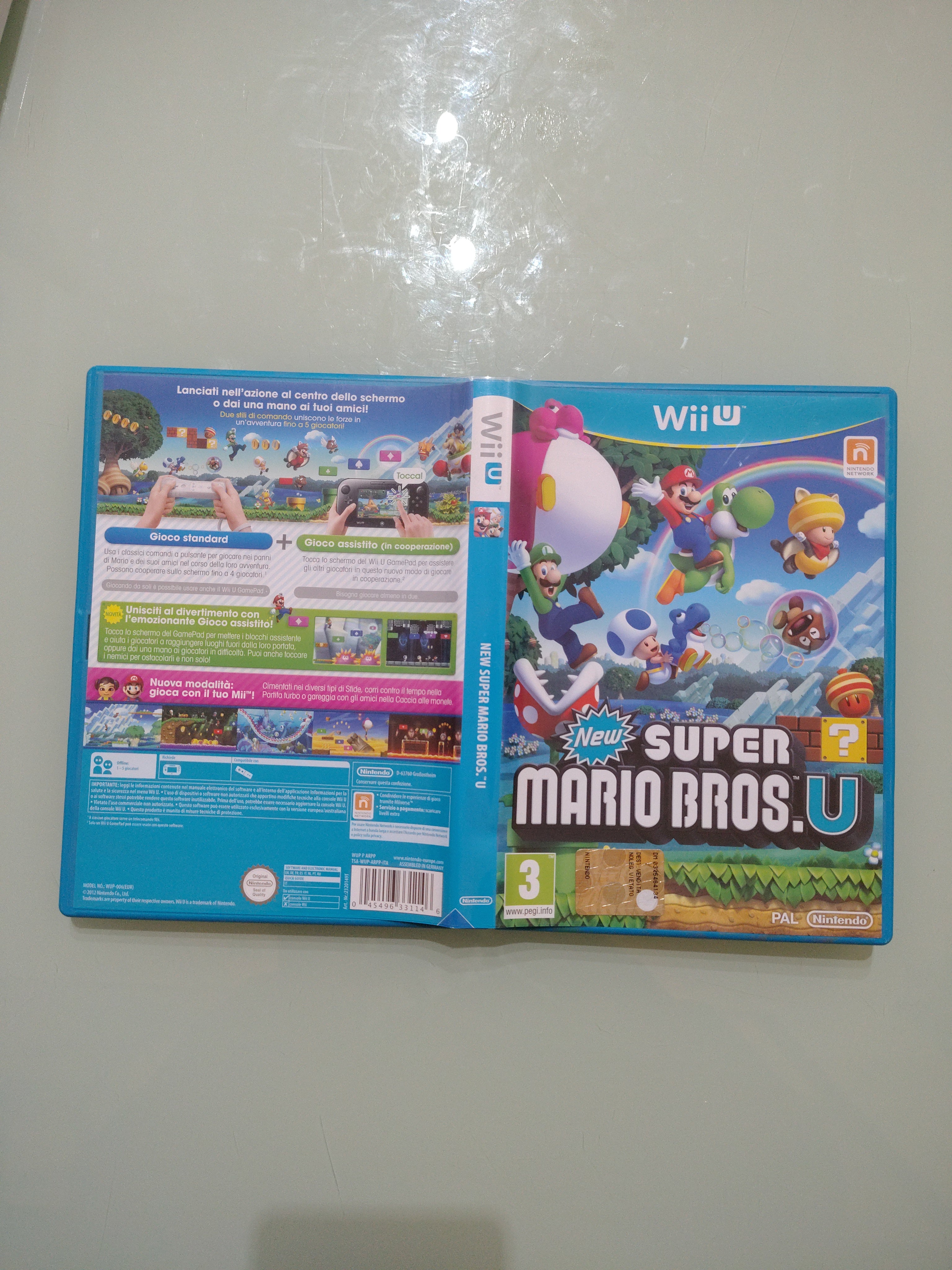 NEW SUPER MARIO BROS U - NINTENDO WII U - USATO PERFETTAMENTE FUNZIONANTE - PAL