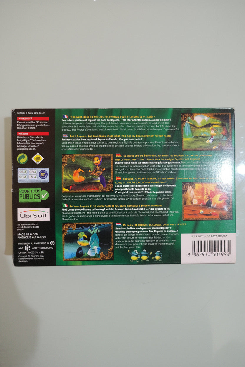 N64 Nintendo 64 Rayman 2 The Great Escape con scatola originale