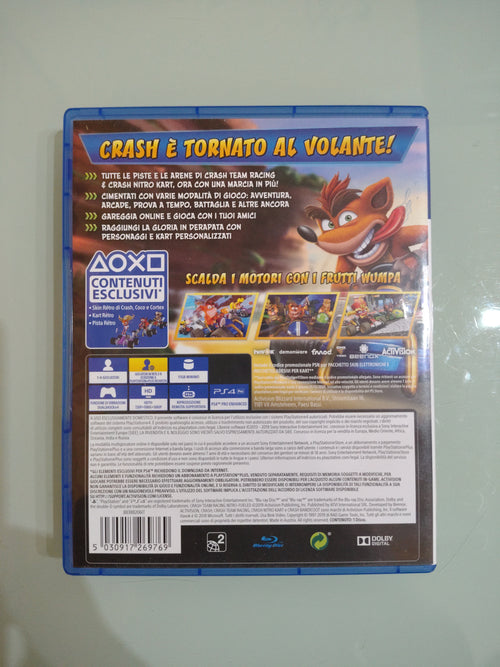 CTR Crash Team Racing Nitro Fueled GIOCO PS4