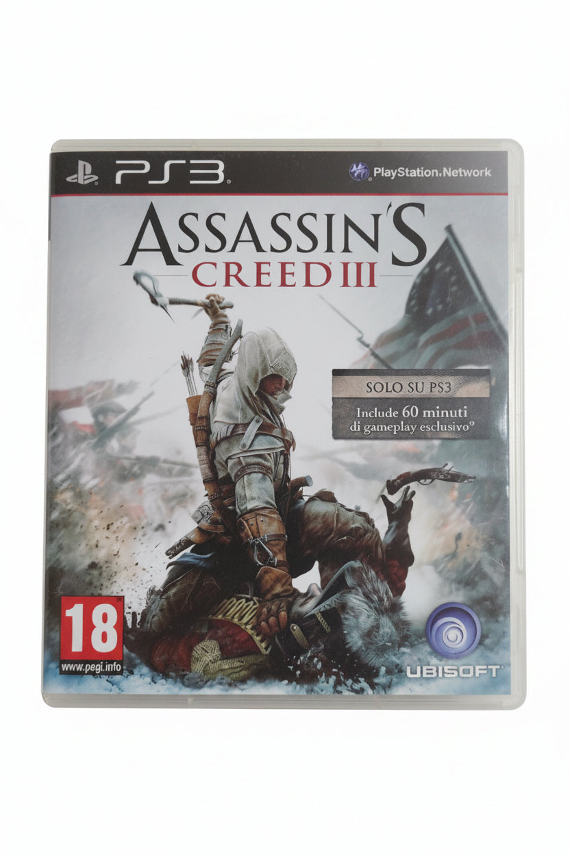 Assassin's Creed III  Sony Playstation 3 PAL ITA gioco usato COMPLETO