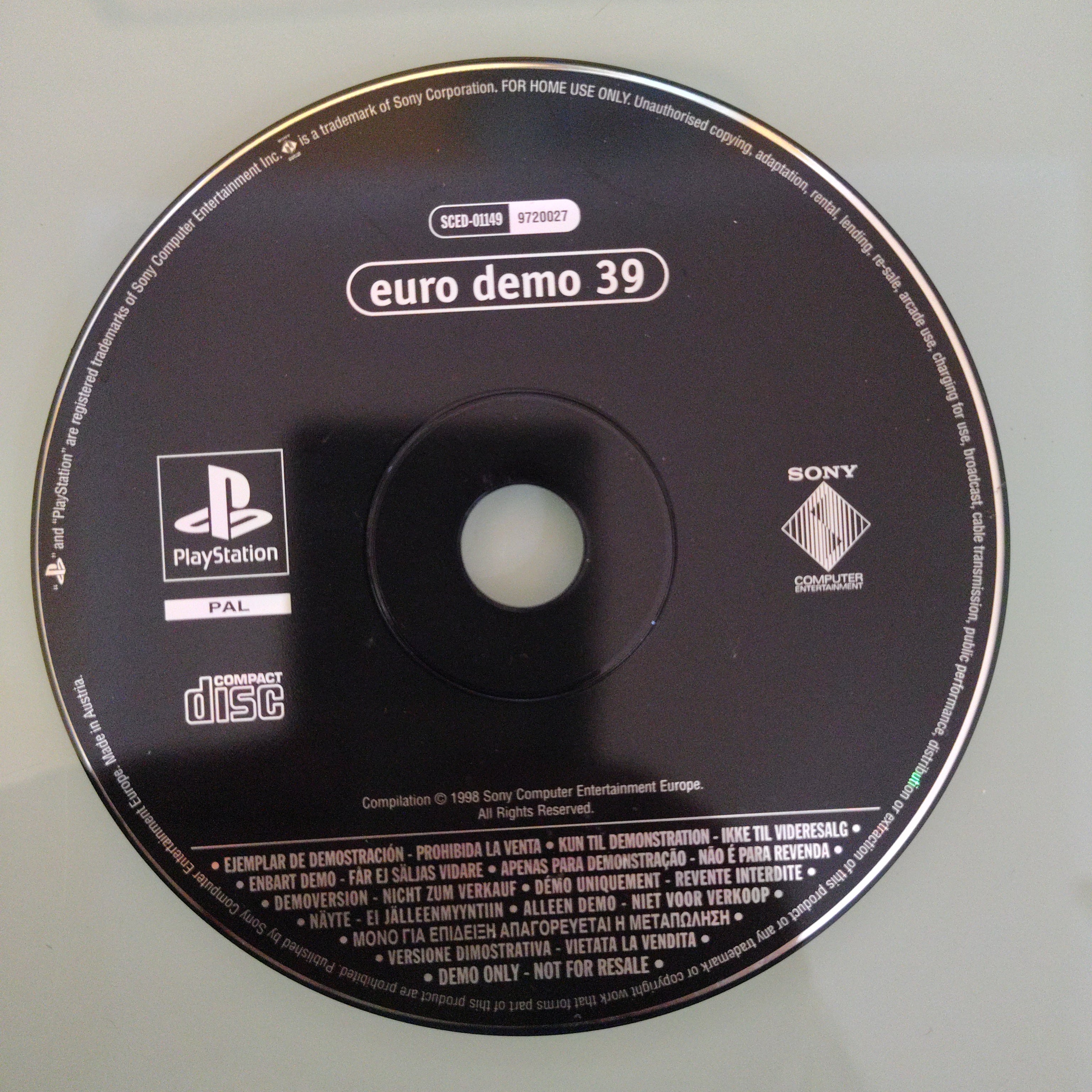 Euro demo 39 PS1