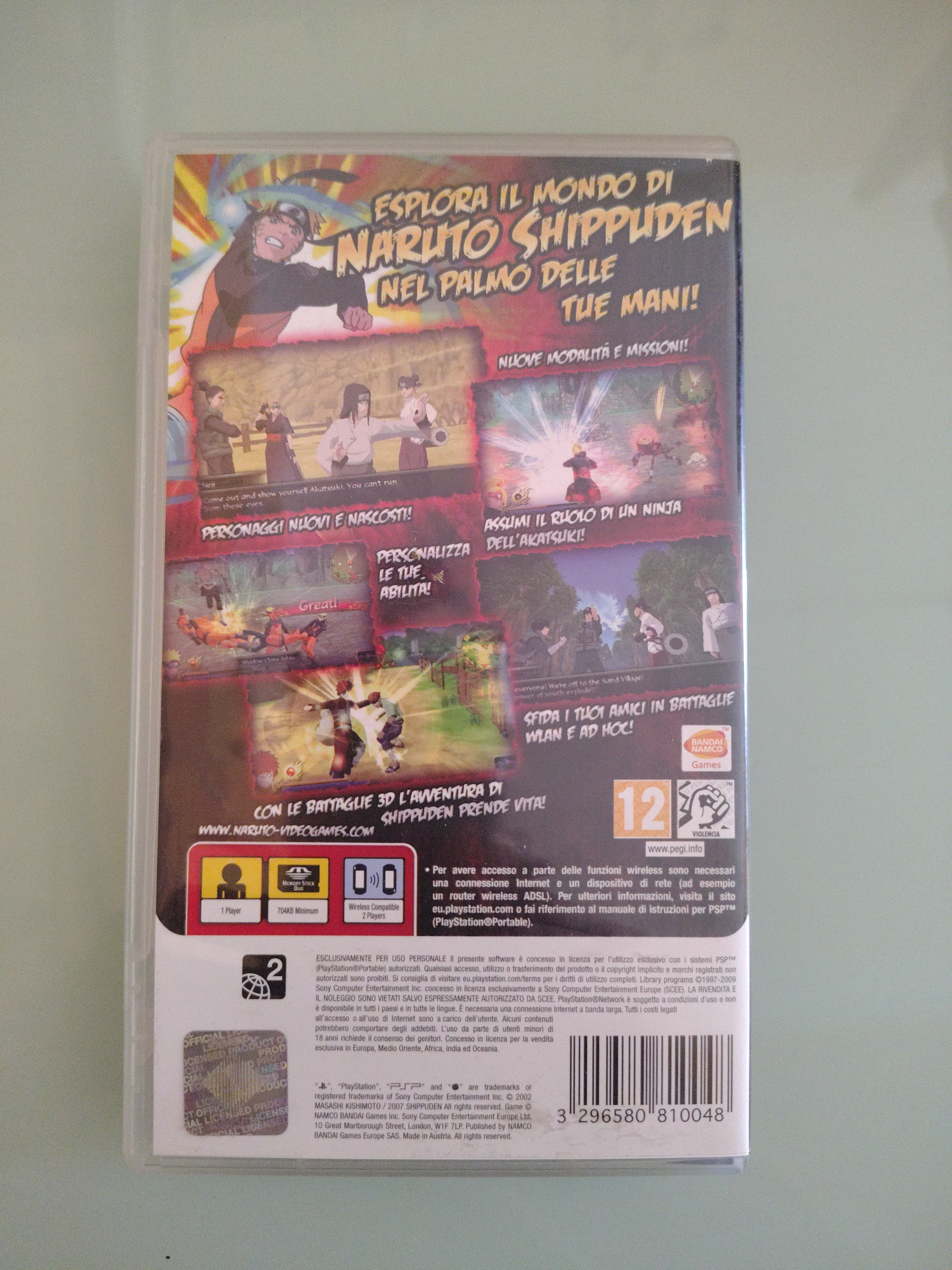 Sony PlayStation PSP - Gioco Naruto Shippuden Legends: Akatsuki Rising (ITA)