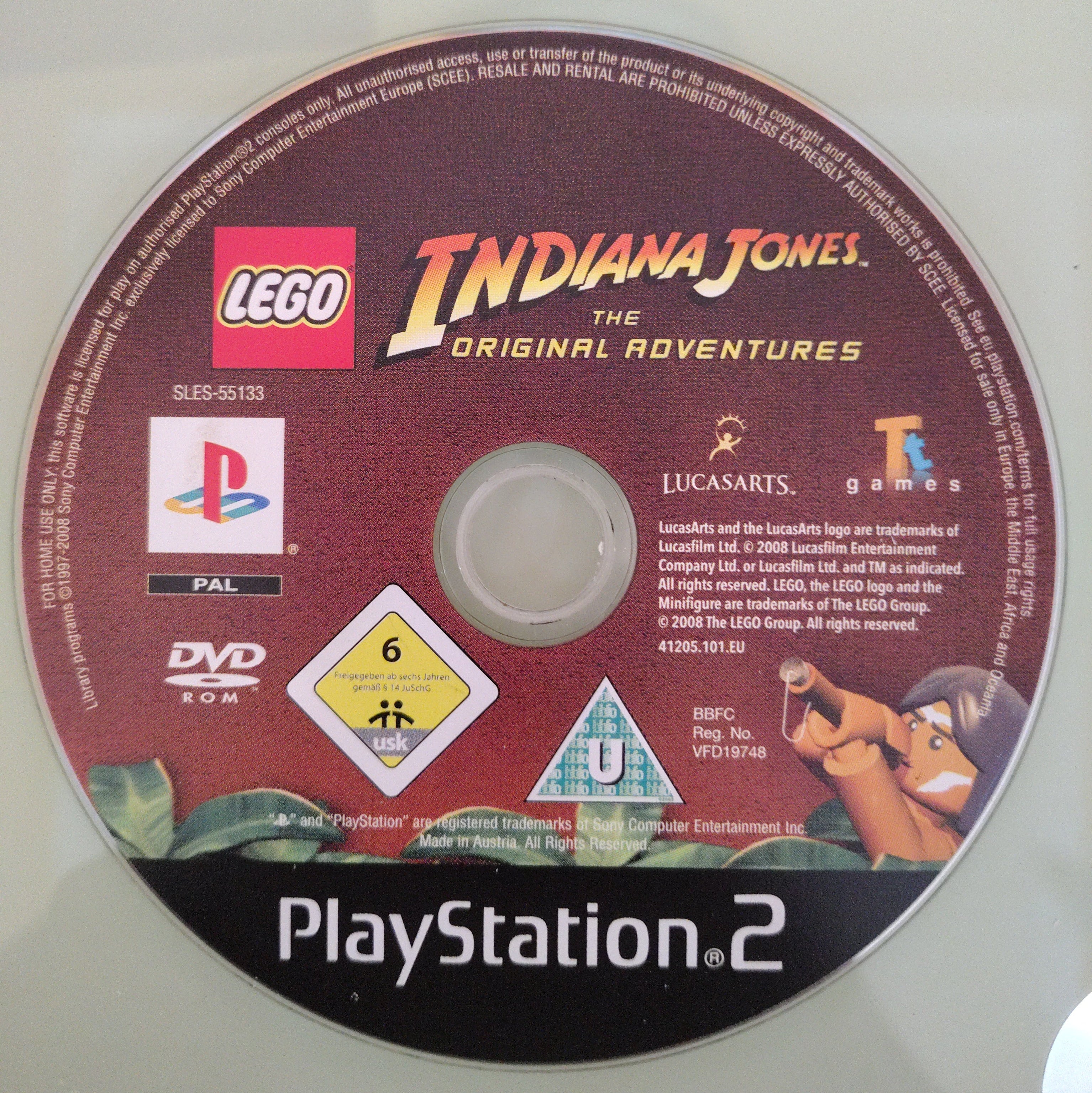 Lego Indiana Jones: Le Avventure Originali ( solo disco)