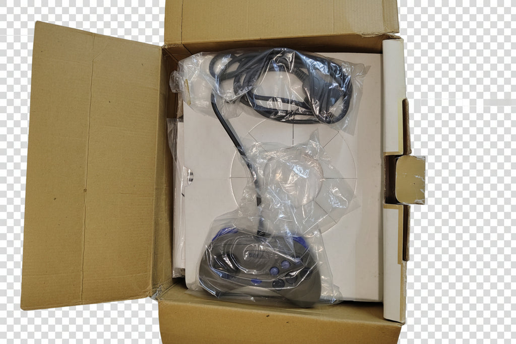 Console Sega Saturn grigia in scatola HST-0004 Japan
