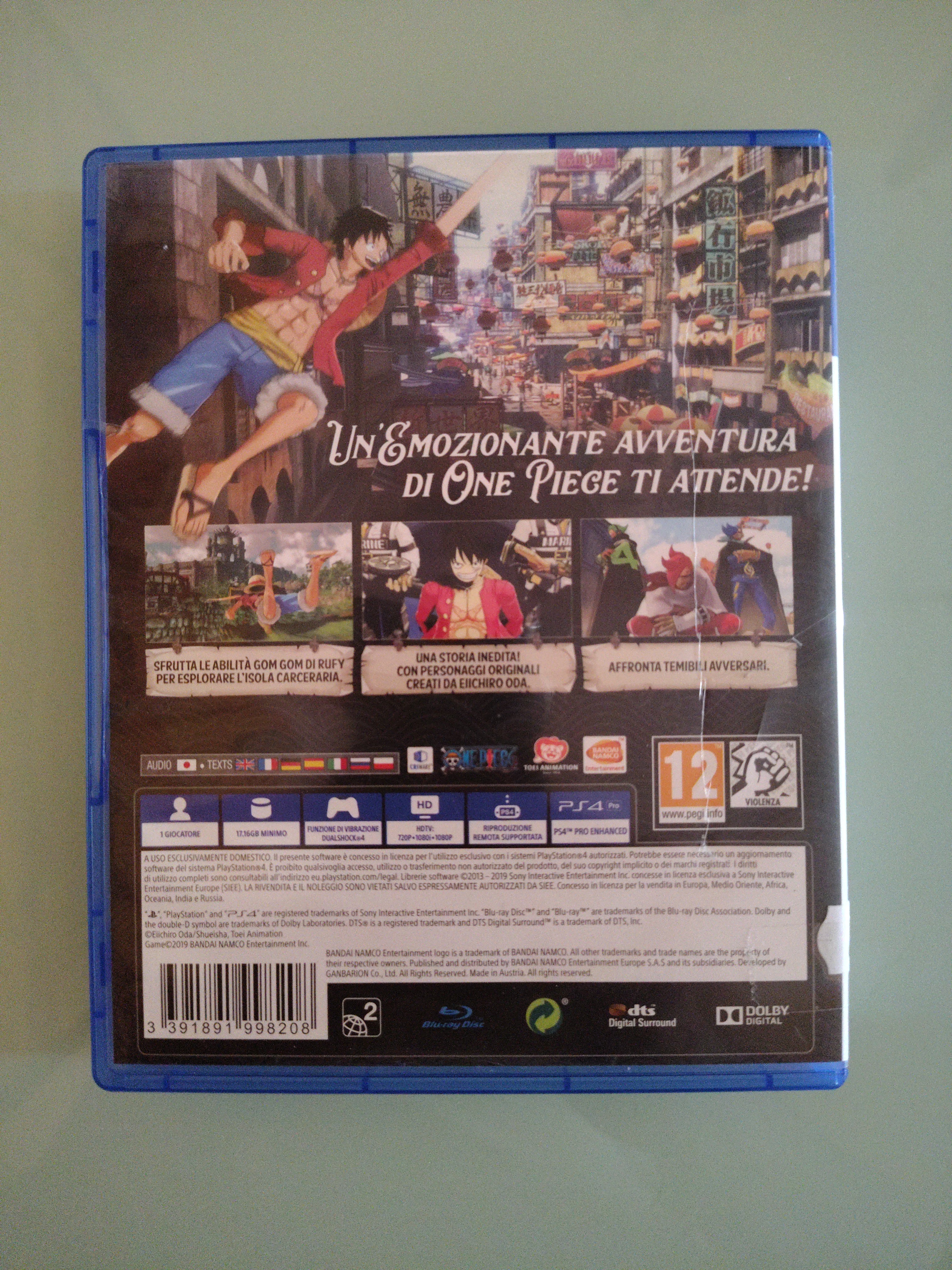 One Piece World Seeker GIOCO PS4 VERSIONE ITALIANA