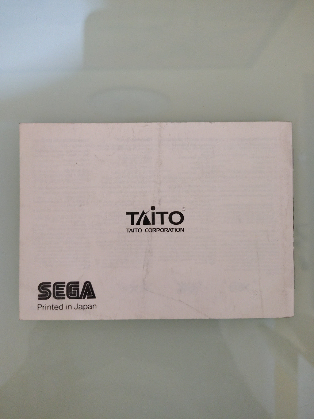 Sagaia Sega Master System Manuale