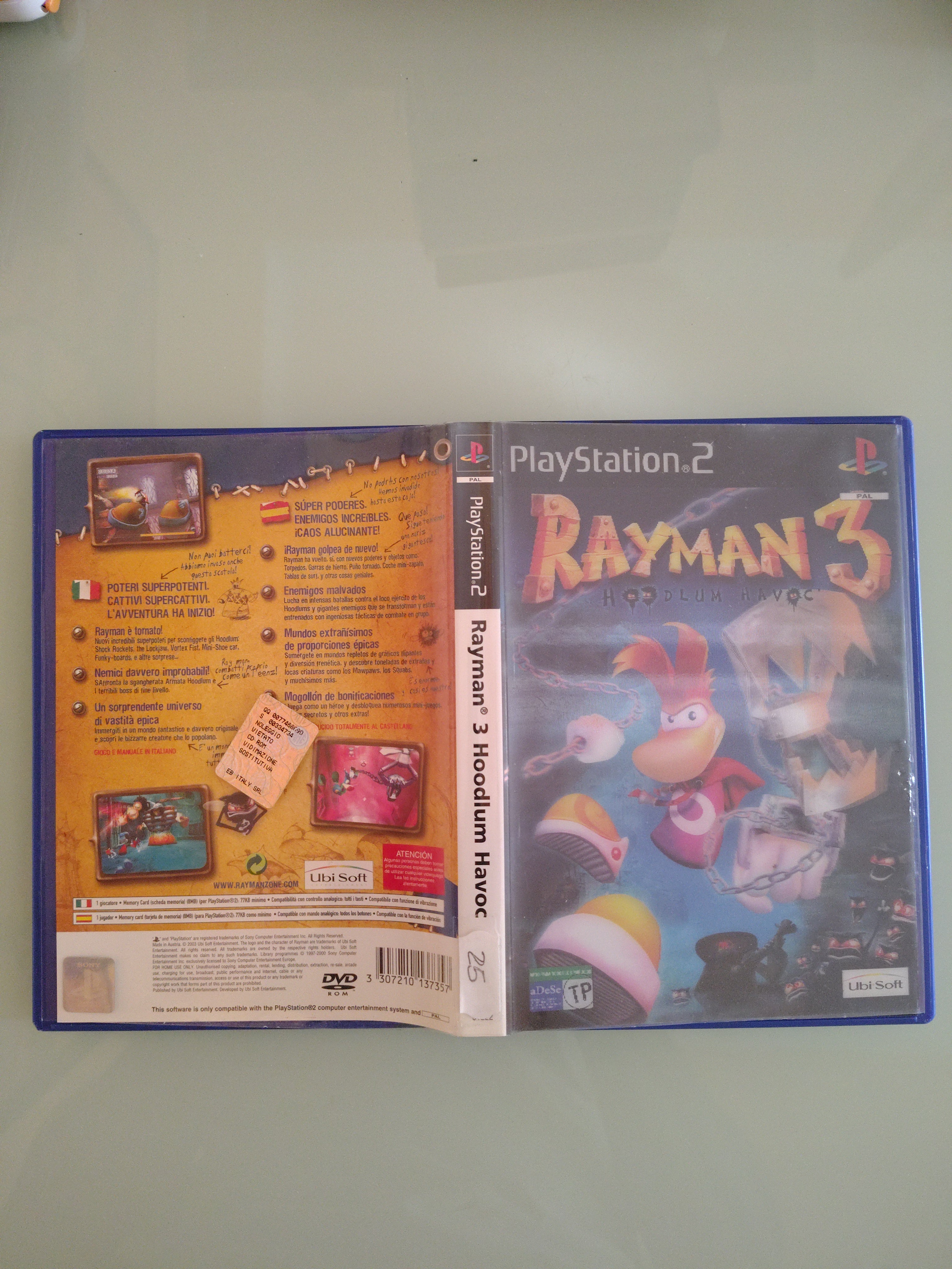 Ukv Pal Crash Rayman 3 Hoodlum Havoc Sony Playstation 2 Ps2 Multilingua
