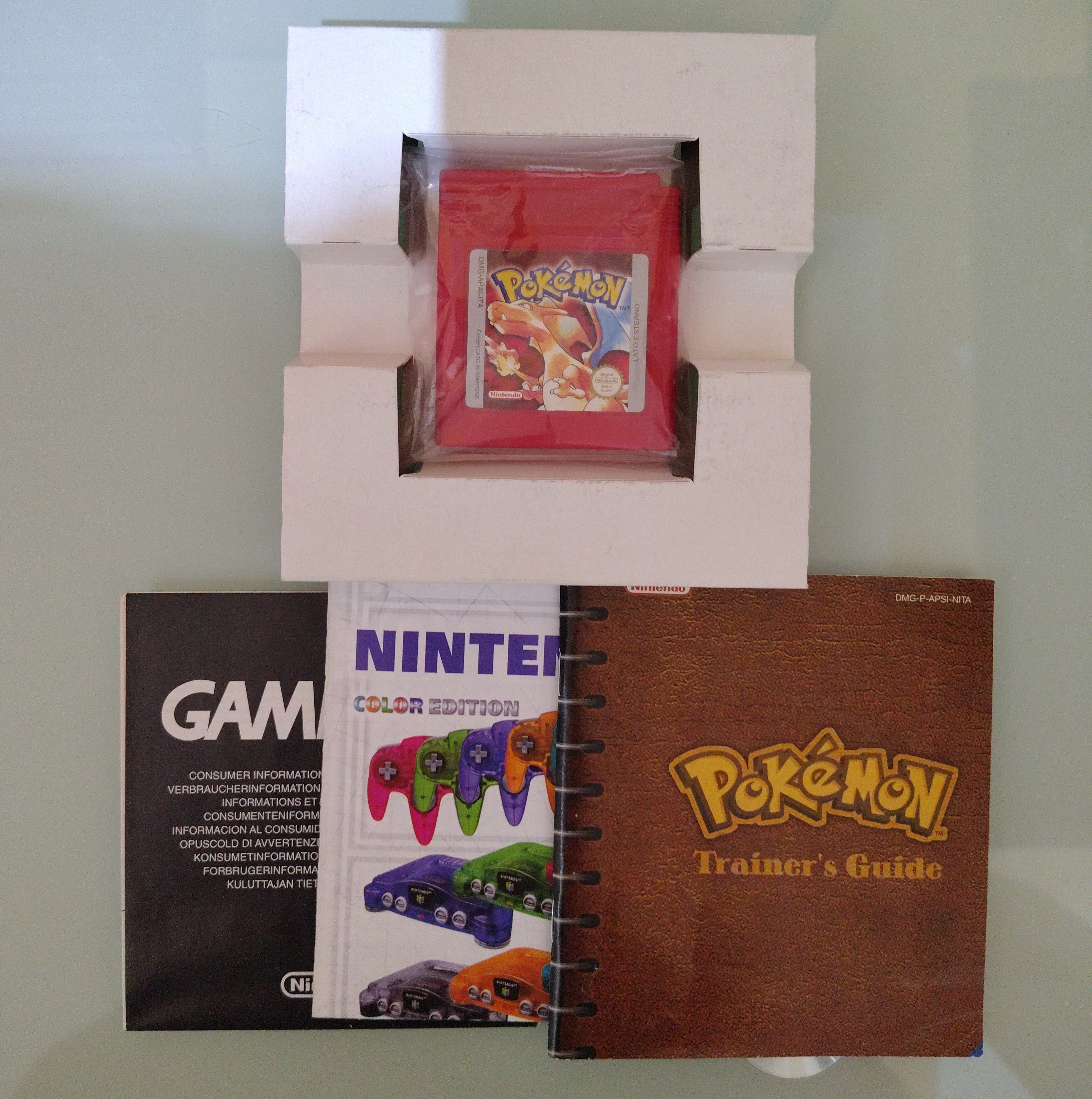 POKEMON VERSIONE ROSSA ORIGINALE 100%