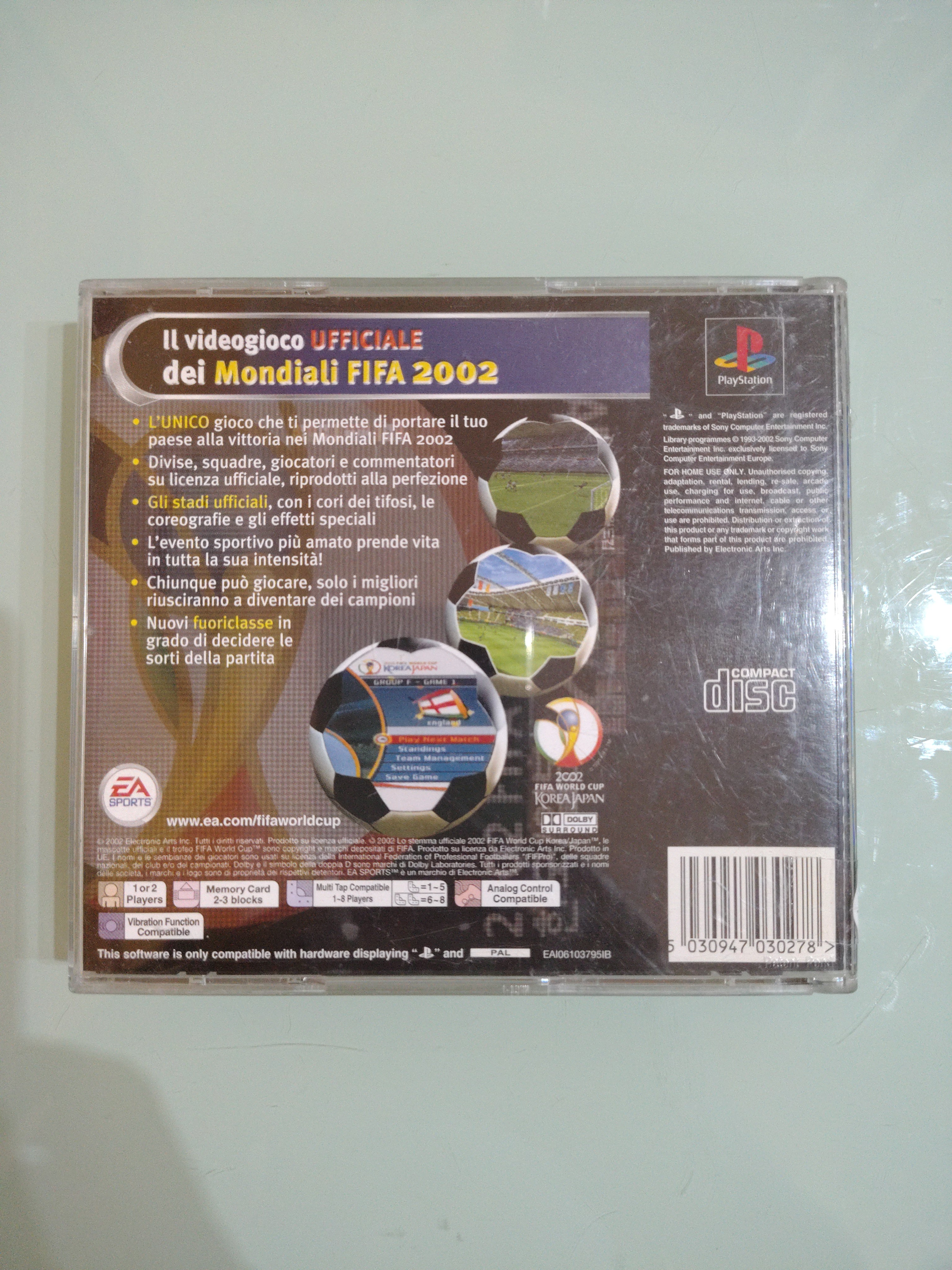 Gioco per PS1 FIFA World Cup 2002 PAL iita