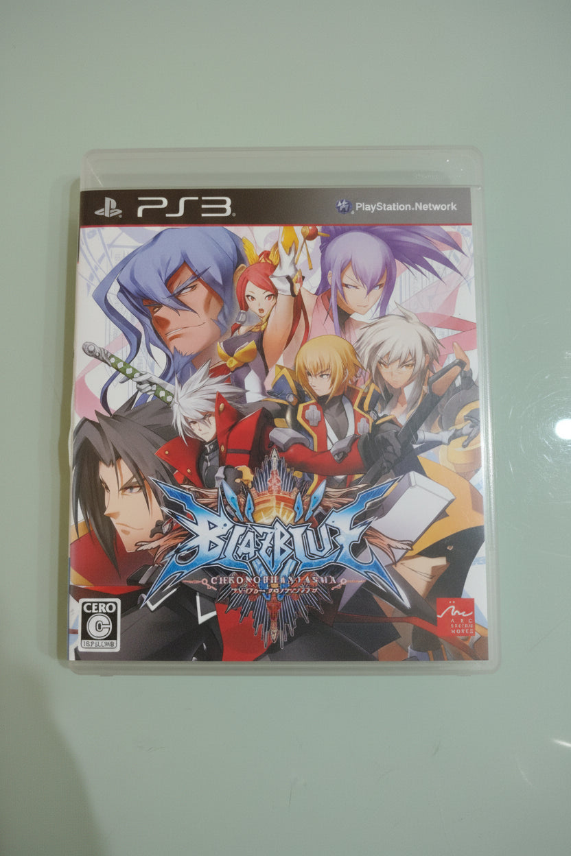 BLAZBLUE CHRONO PHANTASMA SONY PLAYSTATION 3  JAP