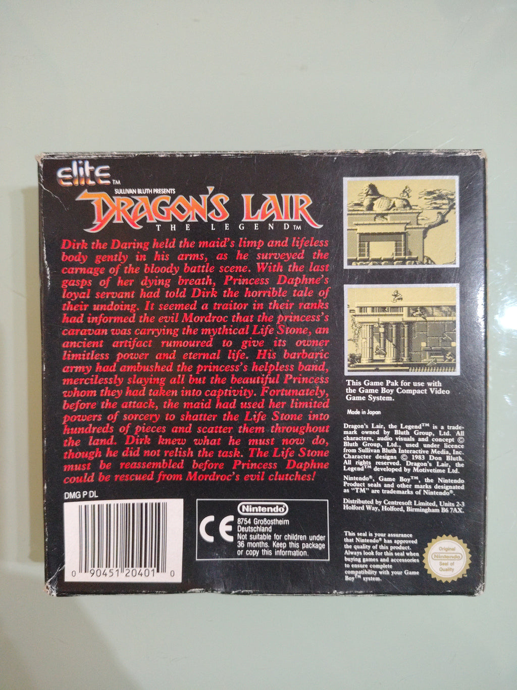 Dragon's Lair - The Legend per Game Boy Color - PAL