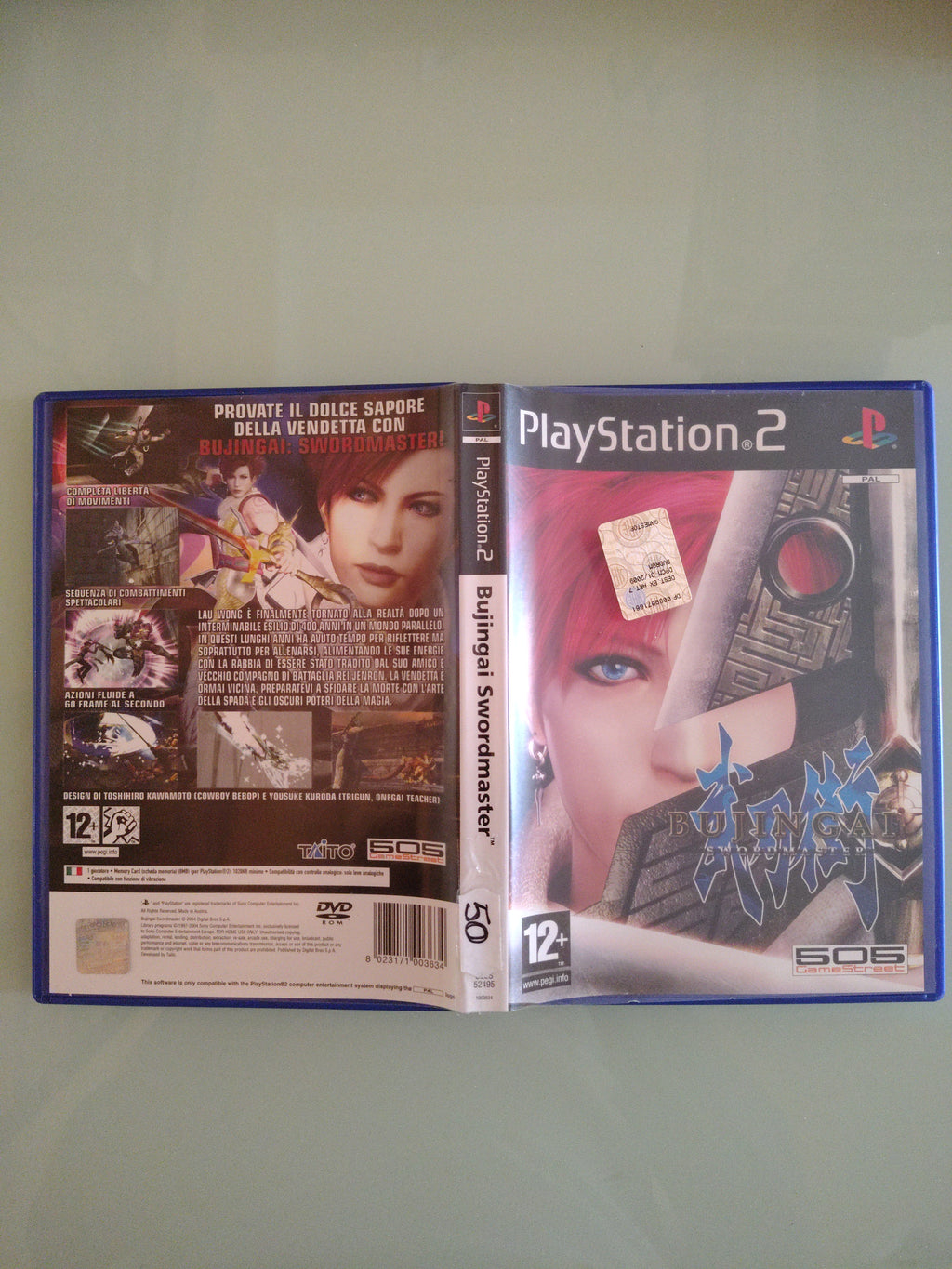BUJINGAI SWORDMASTER Sony Playstation 2  PAL ITA