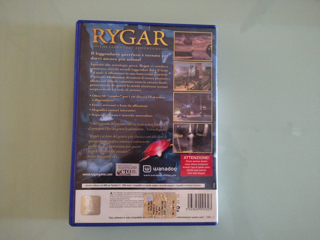 RYGAR THE LEGENDARY ADVENTURE USATO OTTIMO PS2 VERSIONE ITALIANA PAL