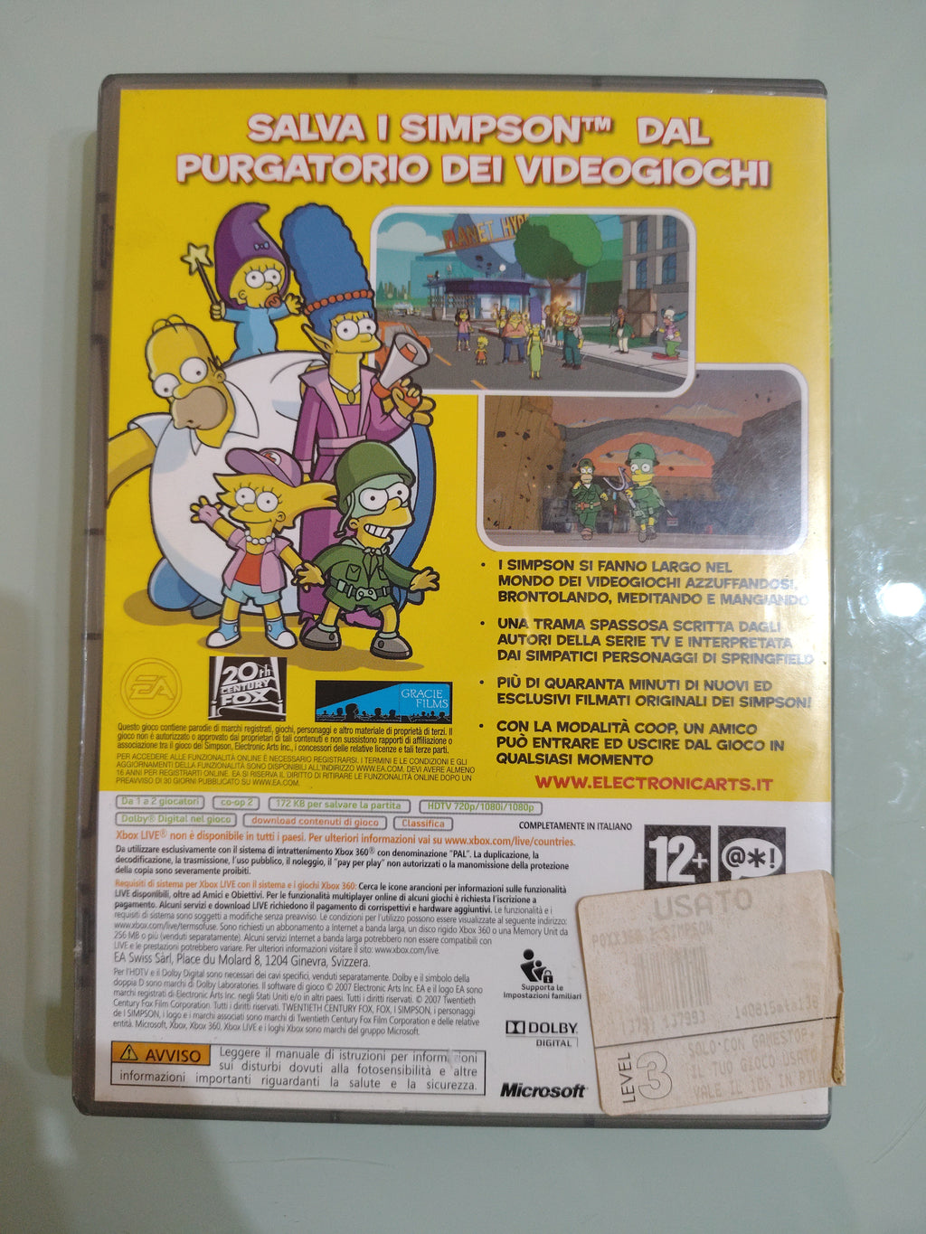 I Simpson Il Videogioco  PAL ITA