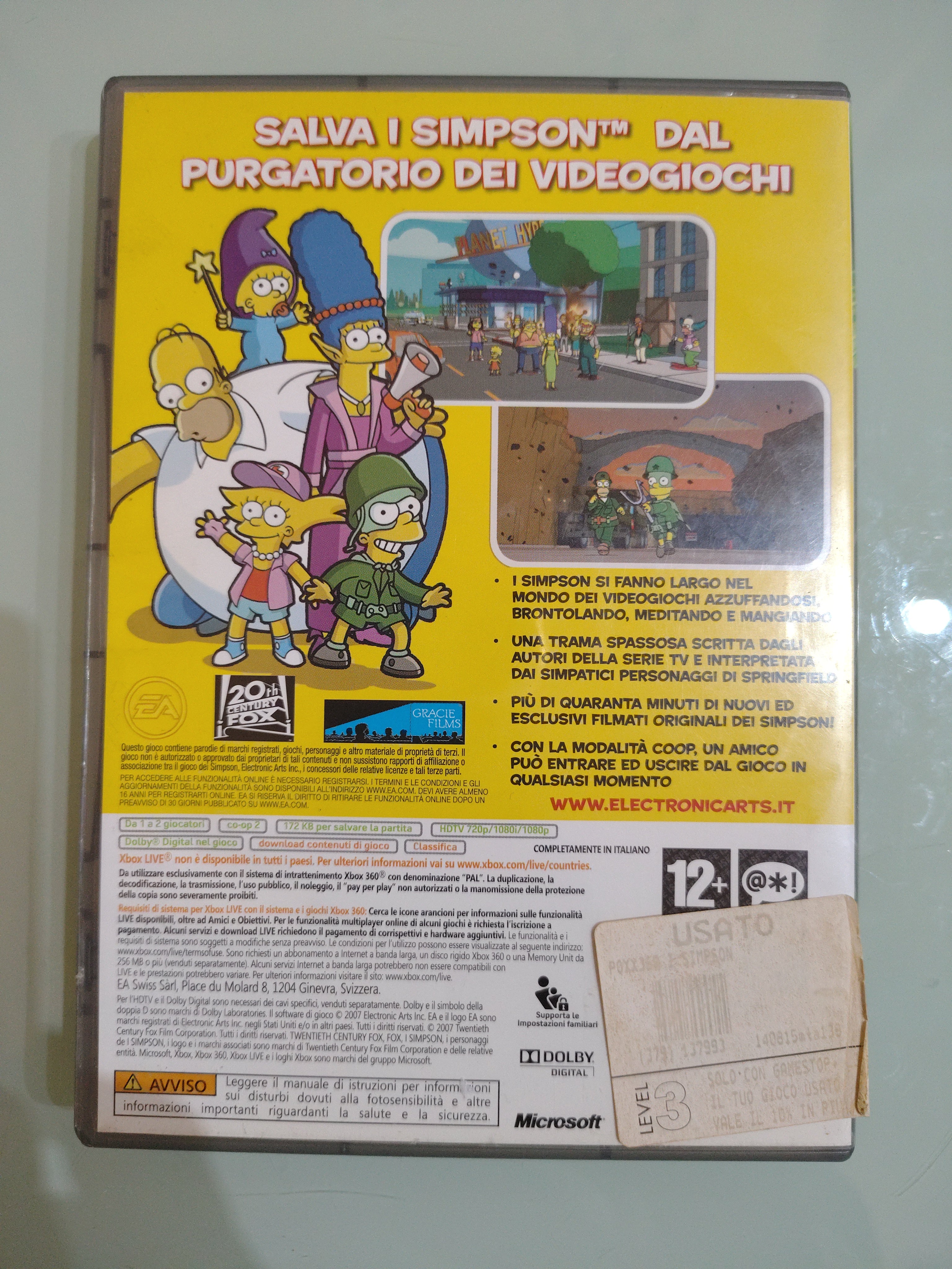 I Simpson Il Videogioco  PAL ITA