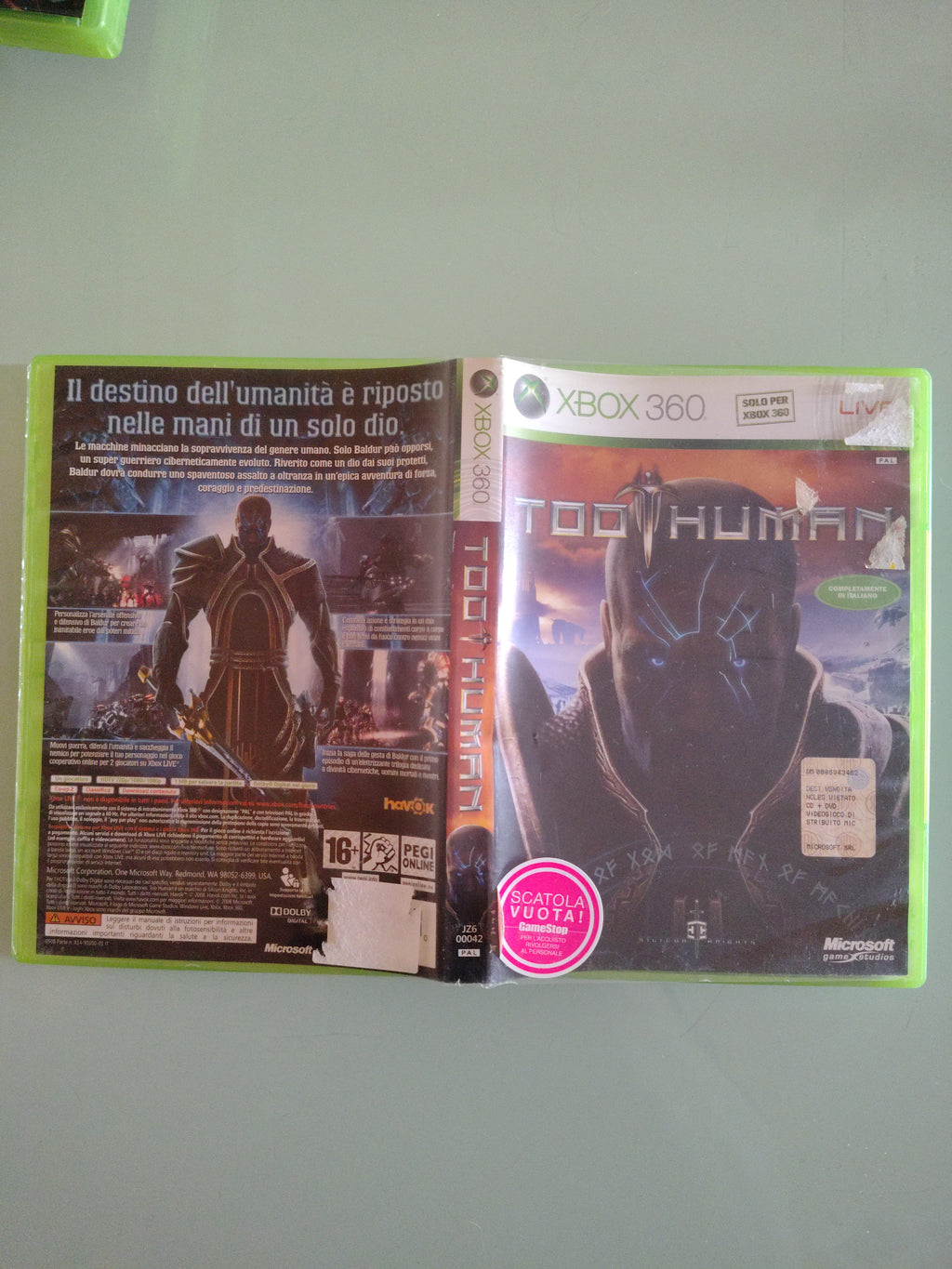 Too human PAL ita