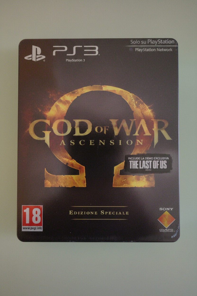PS3 GOD OF WAR ASCENSION STEELBOOK EDITION VERS. ITALIANO PLAYSTATION 3! USATO!