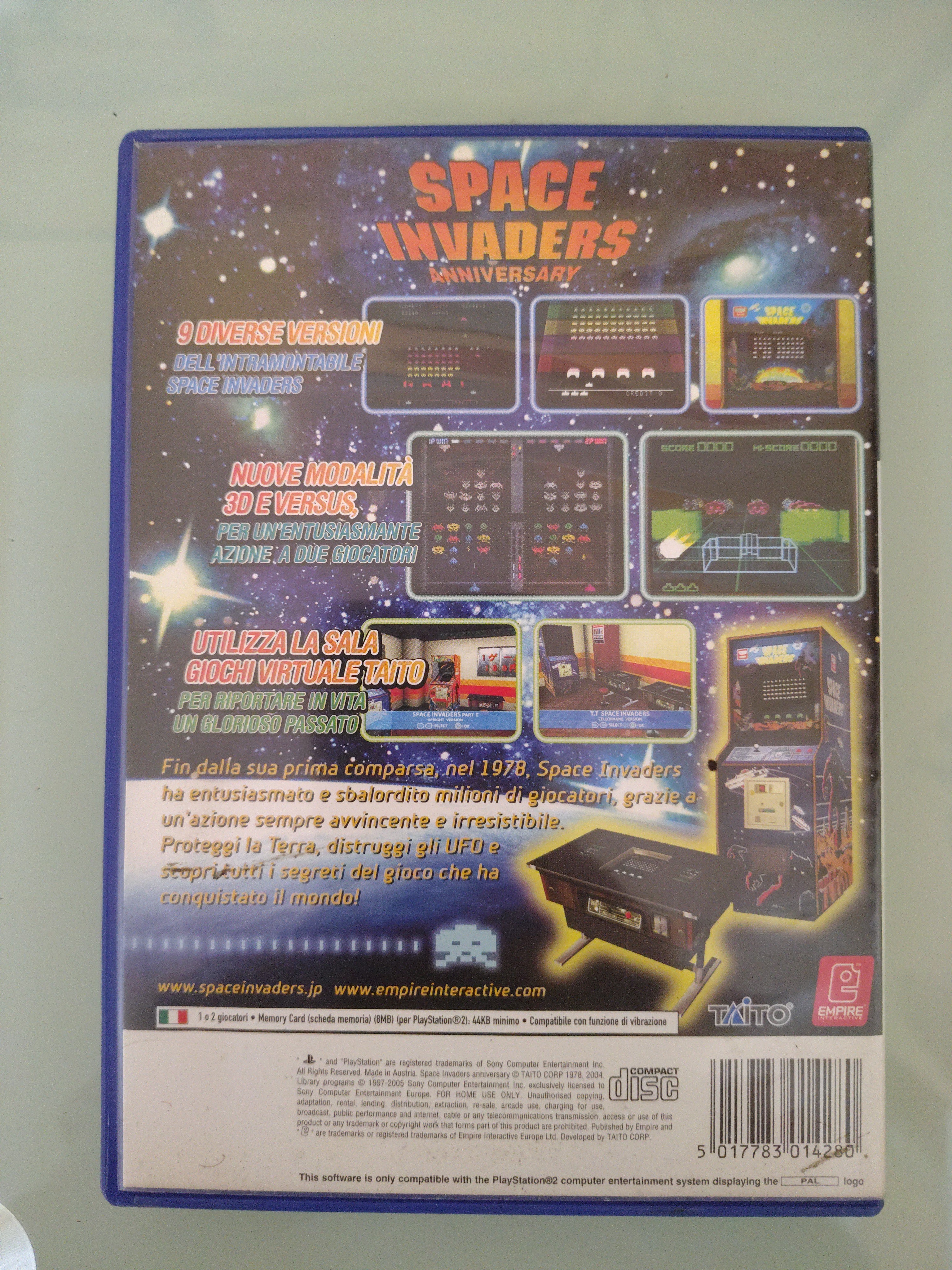 SPACE INVADERS ANNIVERSARY PAL ita