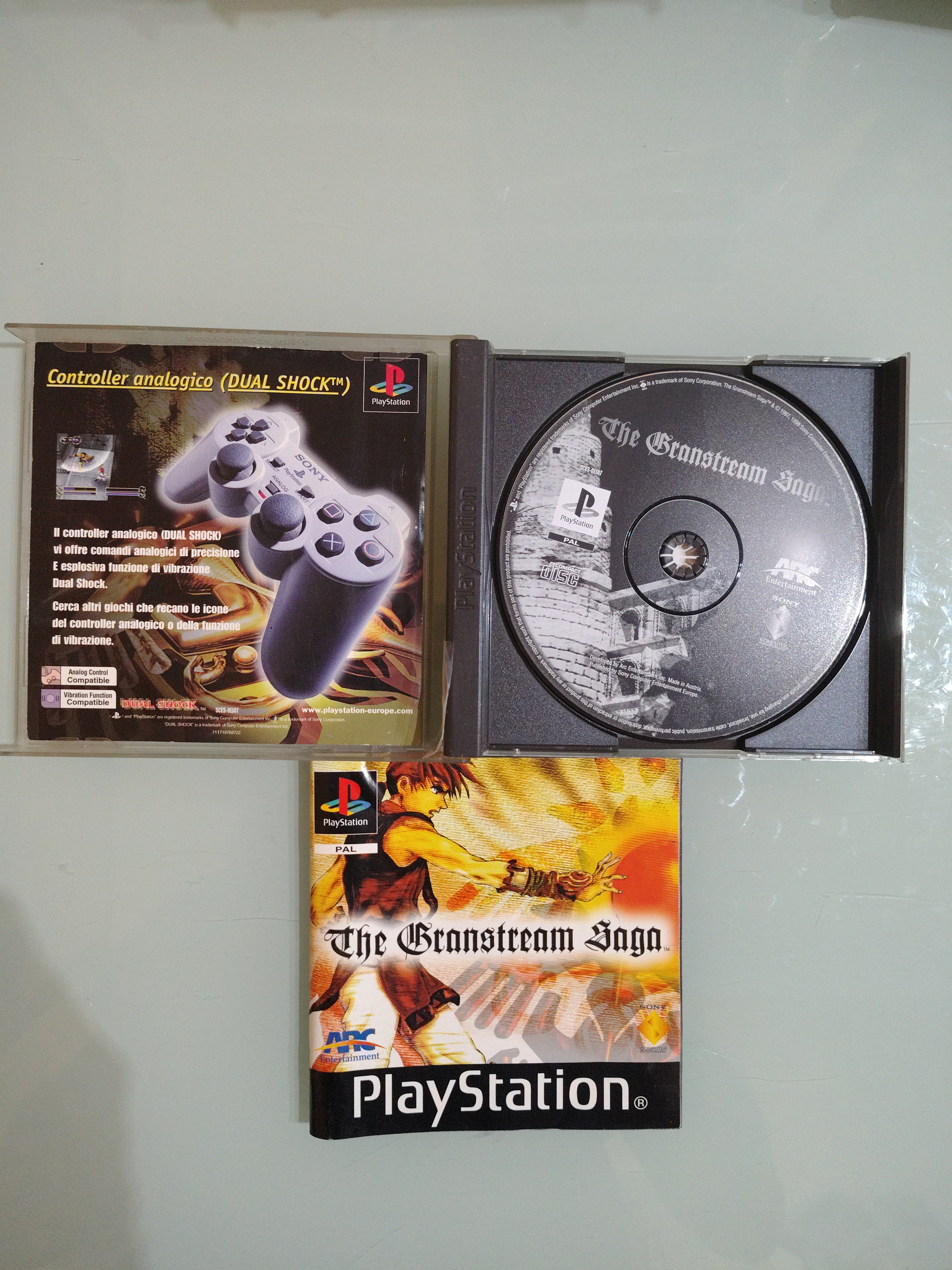 THE GRANDSTREAM SAGA - SONY PS1 - USATO PERFETTAMENTE FUNZIONANTE VERSIONE ITALIANA