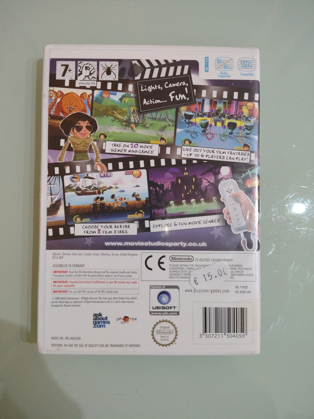 Movie Studios Party (Nintendo Wii, 2008) pal