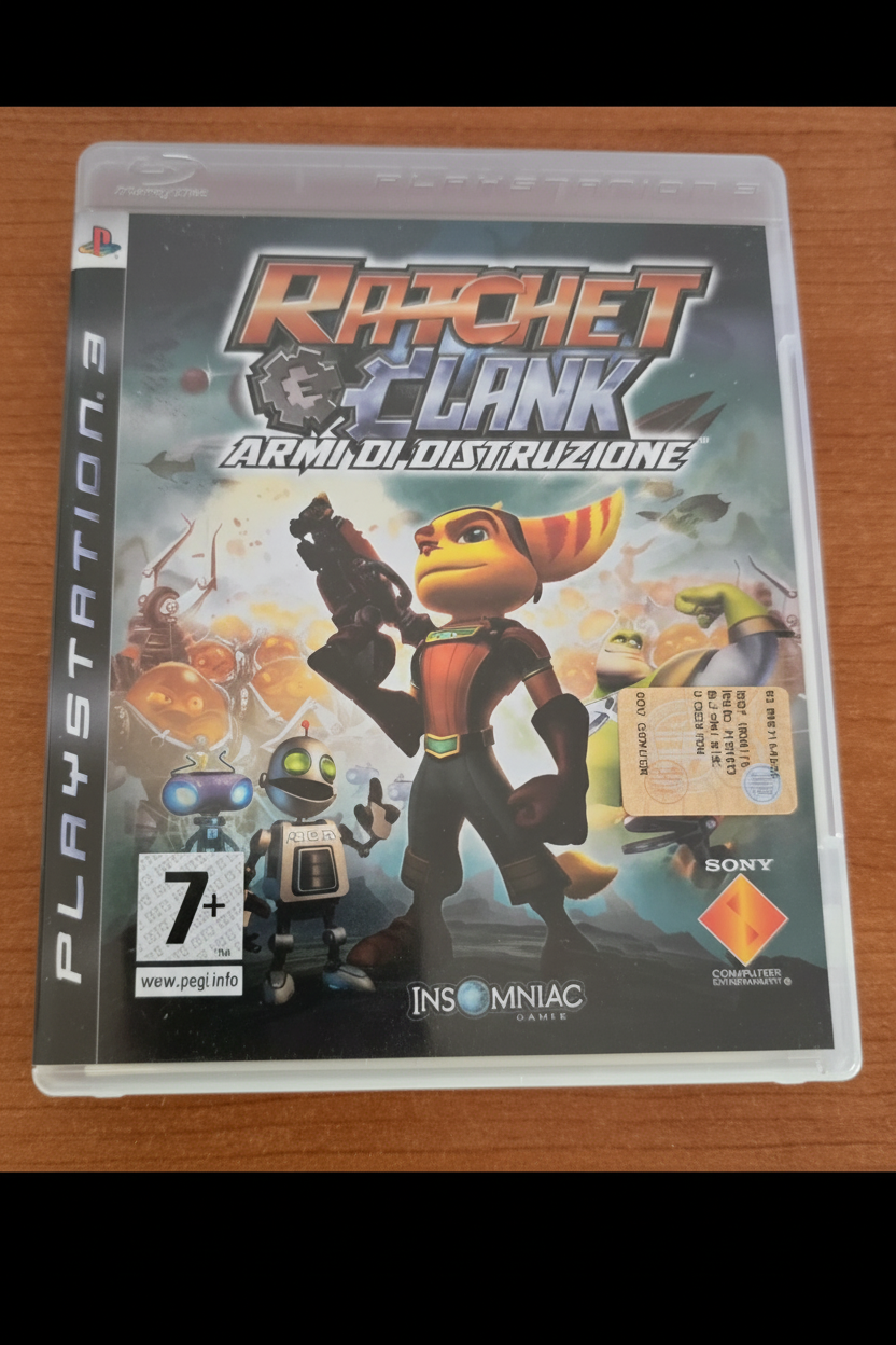 Ratchet & Clank armi di Distruzione Sony Ps3 completo Ottimo Usato PAL ita 1' stampa