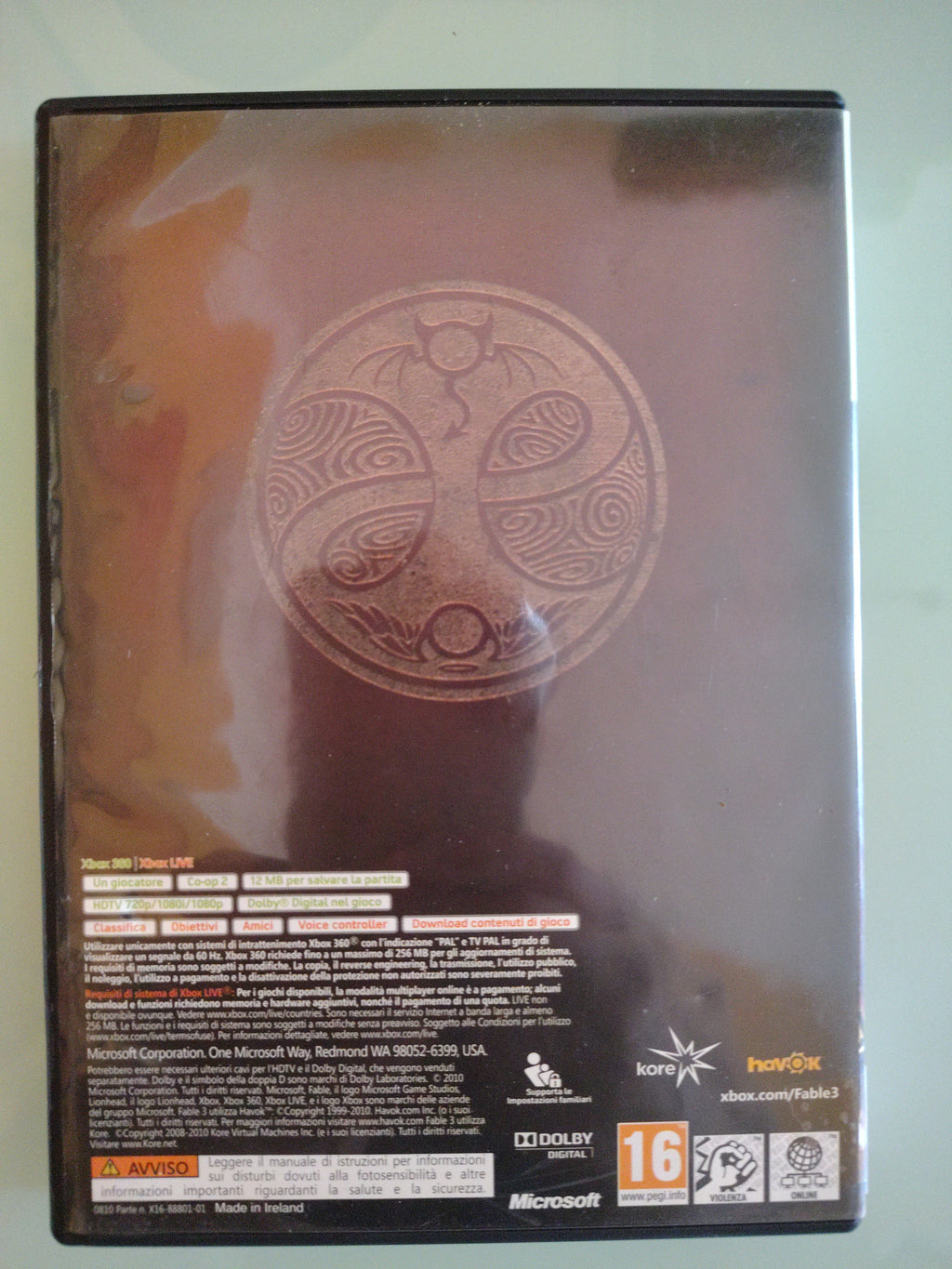 Fable III - Edizione limitata da collezione  XBOX 360  PAL
