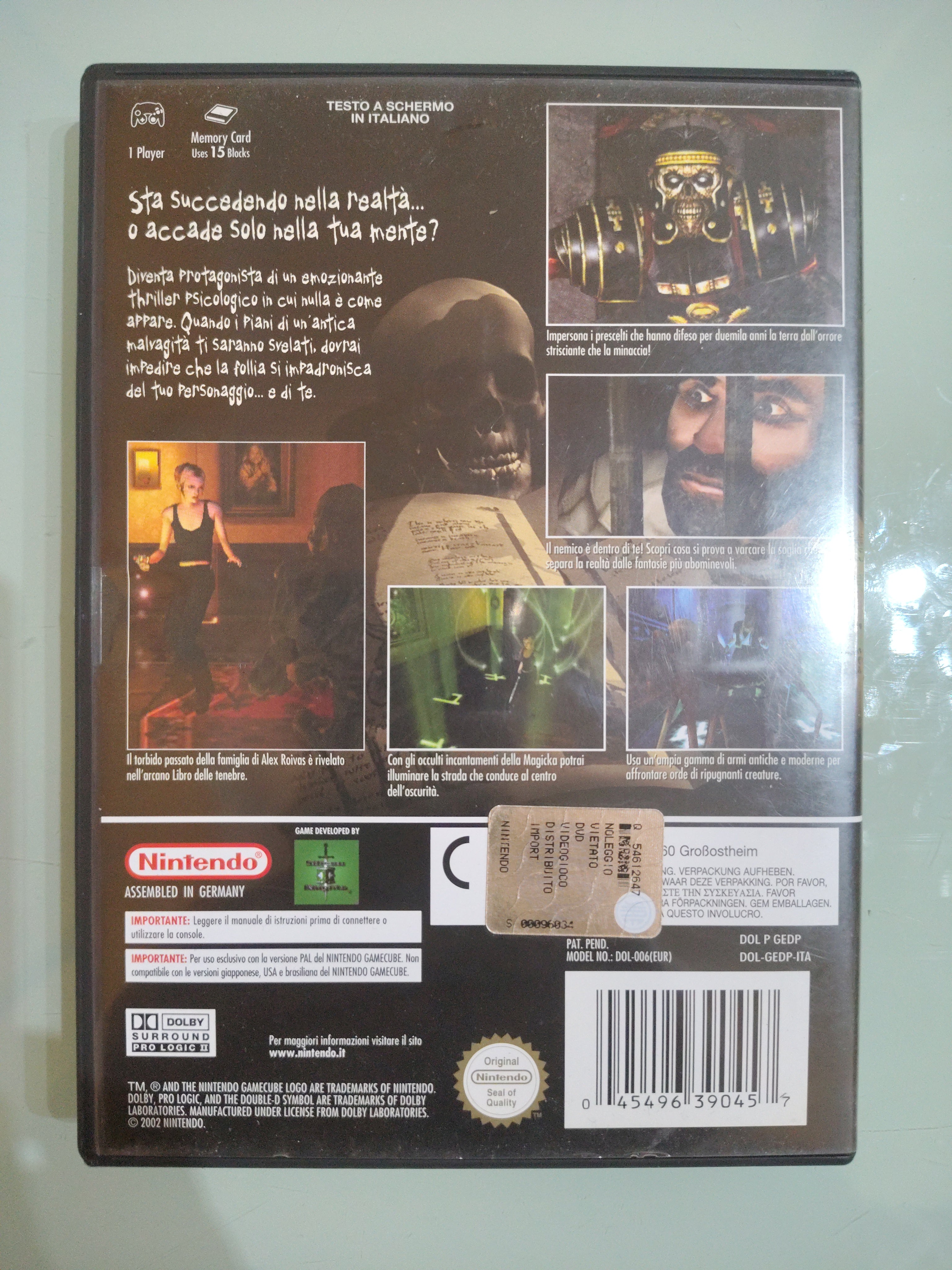 Eternal Darkness Sanity's Requiem PAL ita