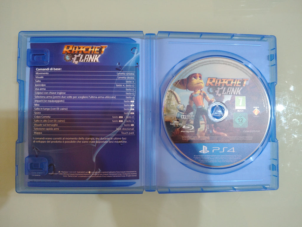 RATCHET & CLANK prima Stampa PS4! Usato ottimo versione italiana!!!