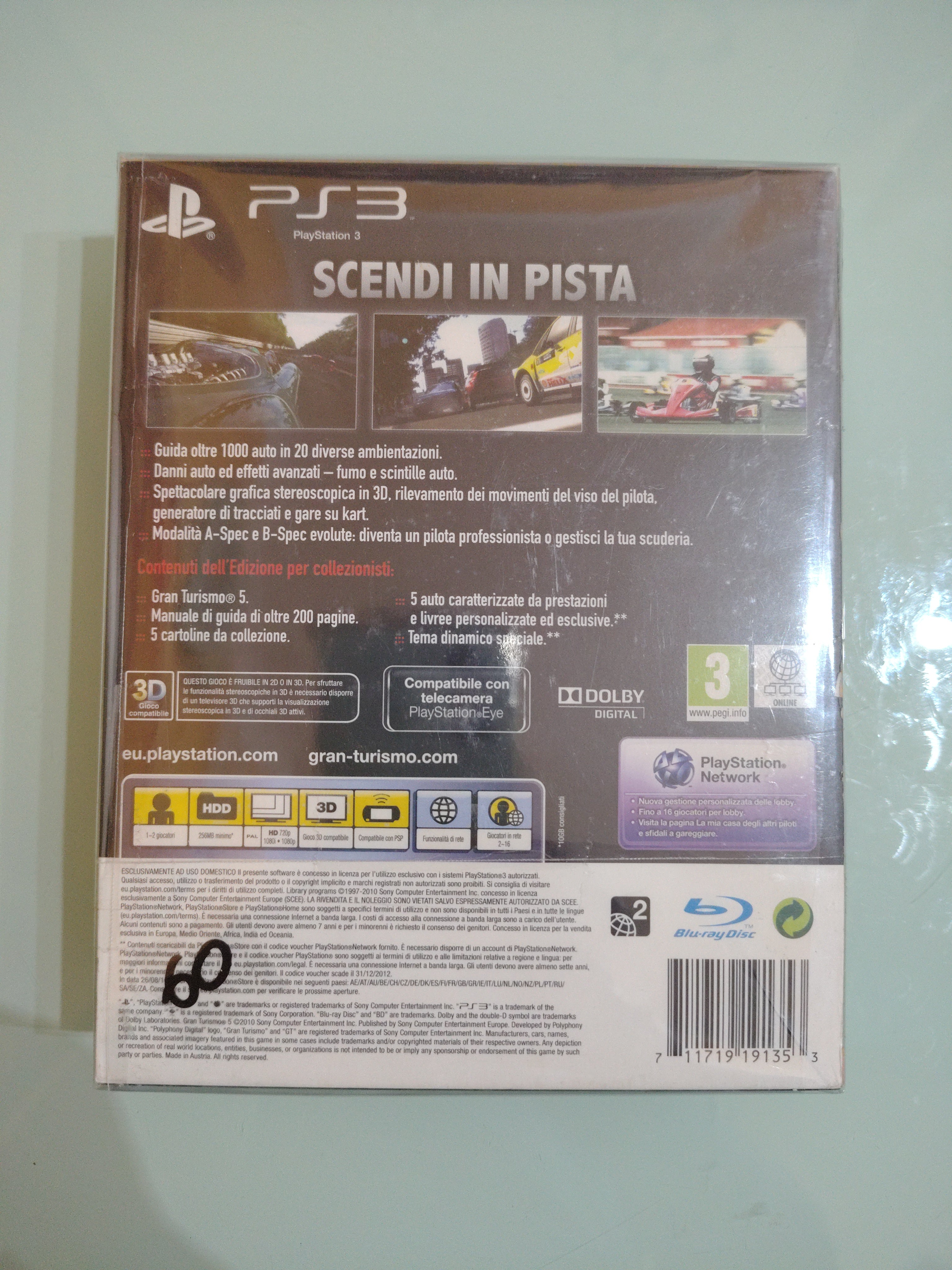 Gran Turismo 5 GT5 Edizione Da Collezione GIOCO PS3 VERSIONE ITALIANA