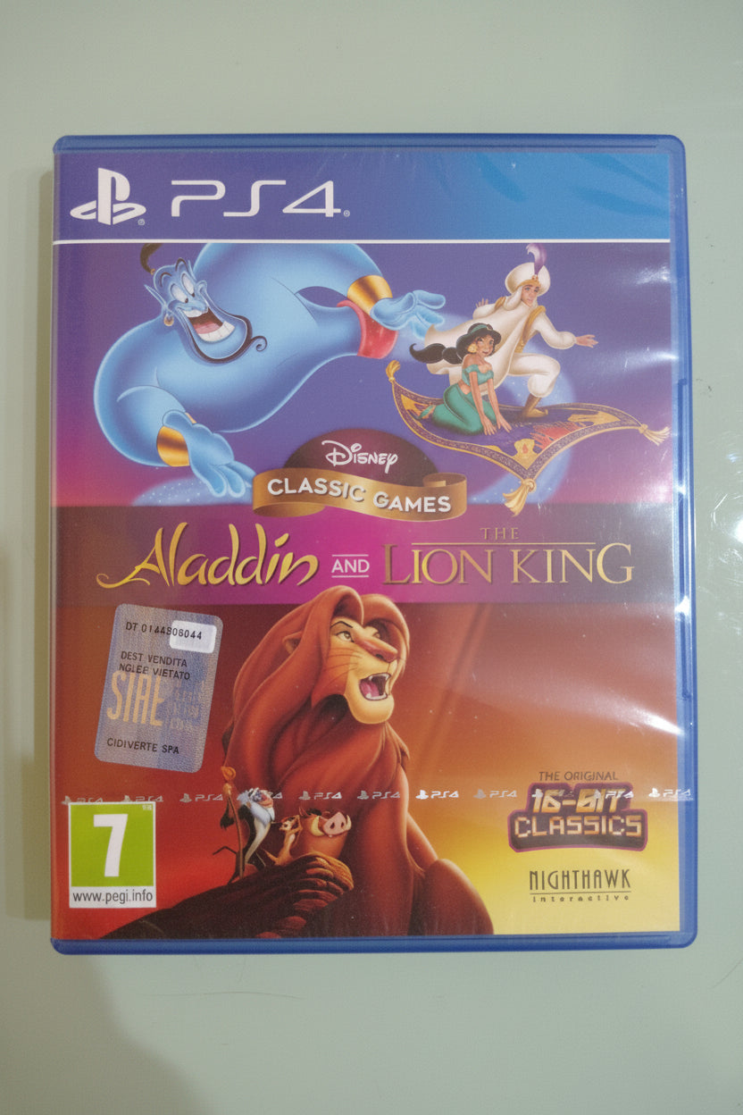 Disney Classic: Aladdin e il Re Leone ( 2019) PS4 sigillato