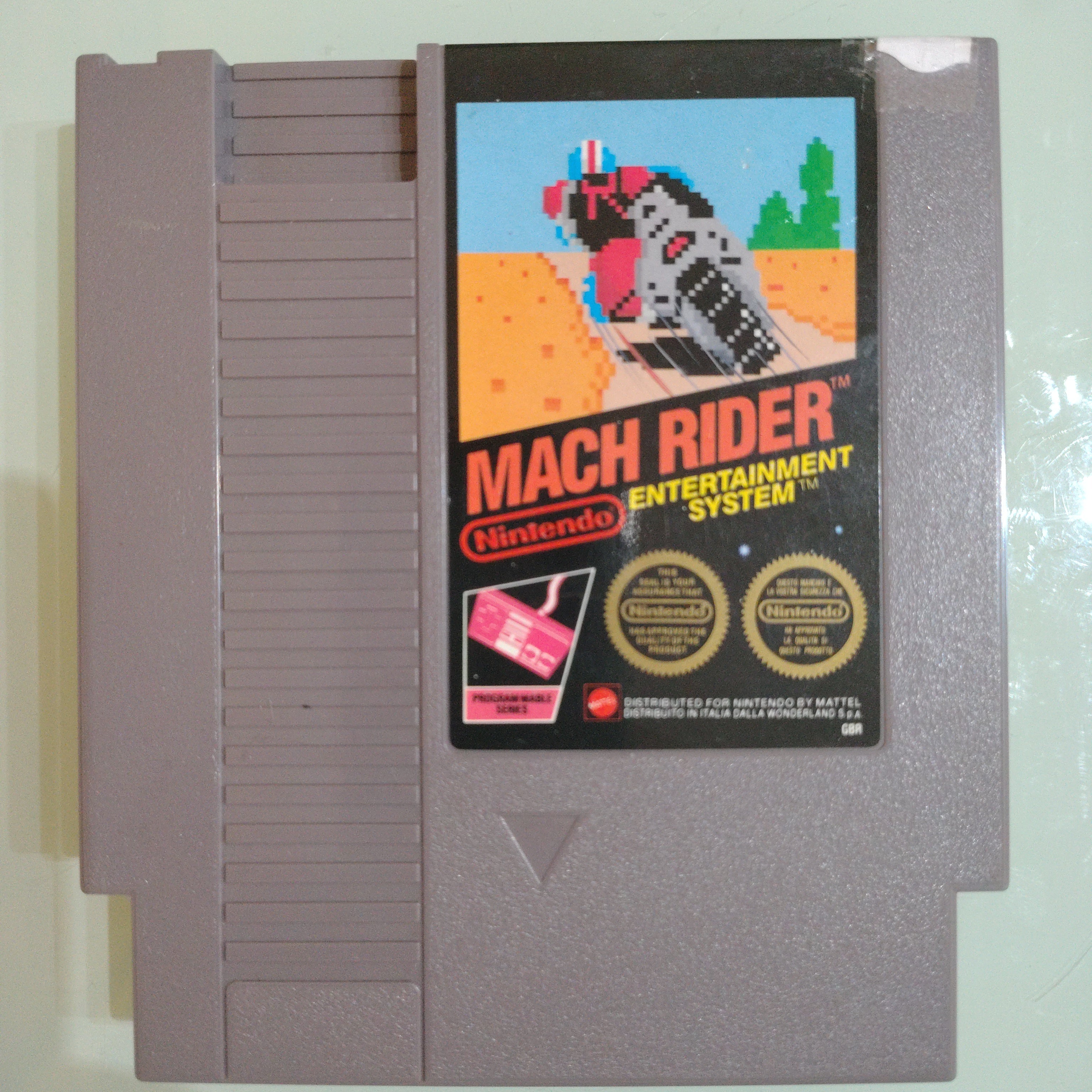 MACH RIDER NINTENDO NES 8 BIT PAL A