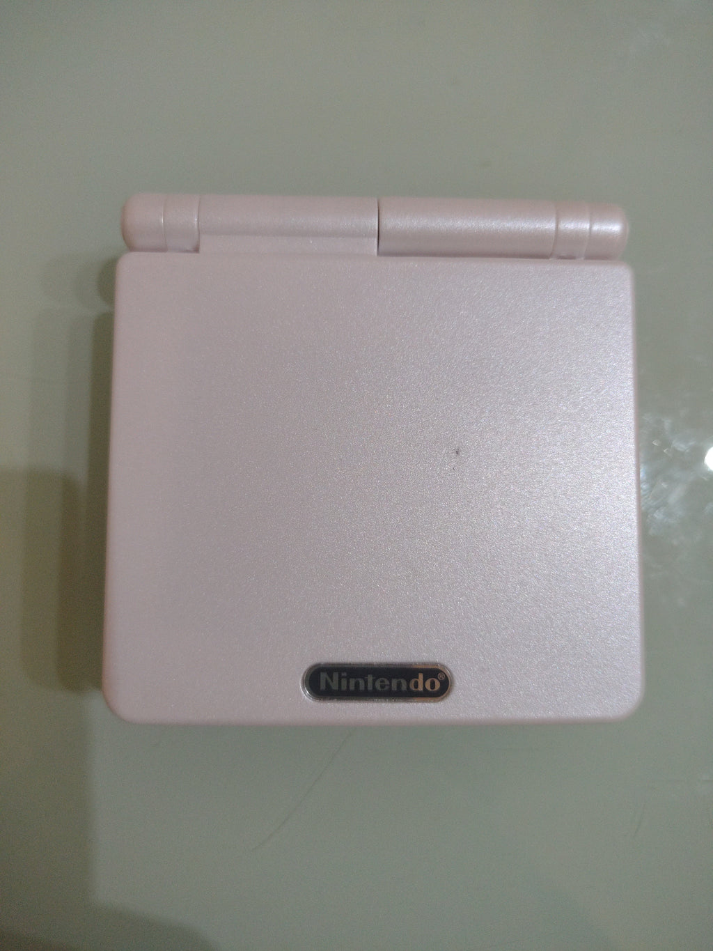 GAME BOY SP BIANCO PERLATO CUSTOM AGS 101 RETROILLUMINATO