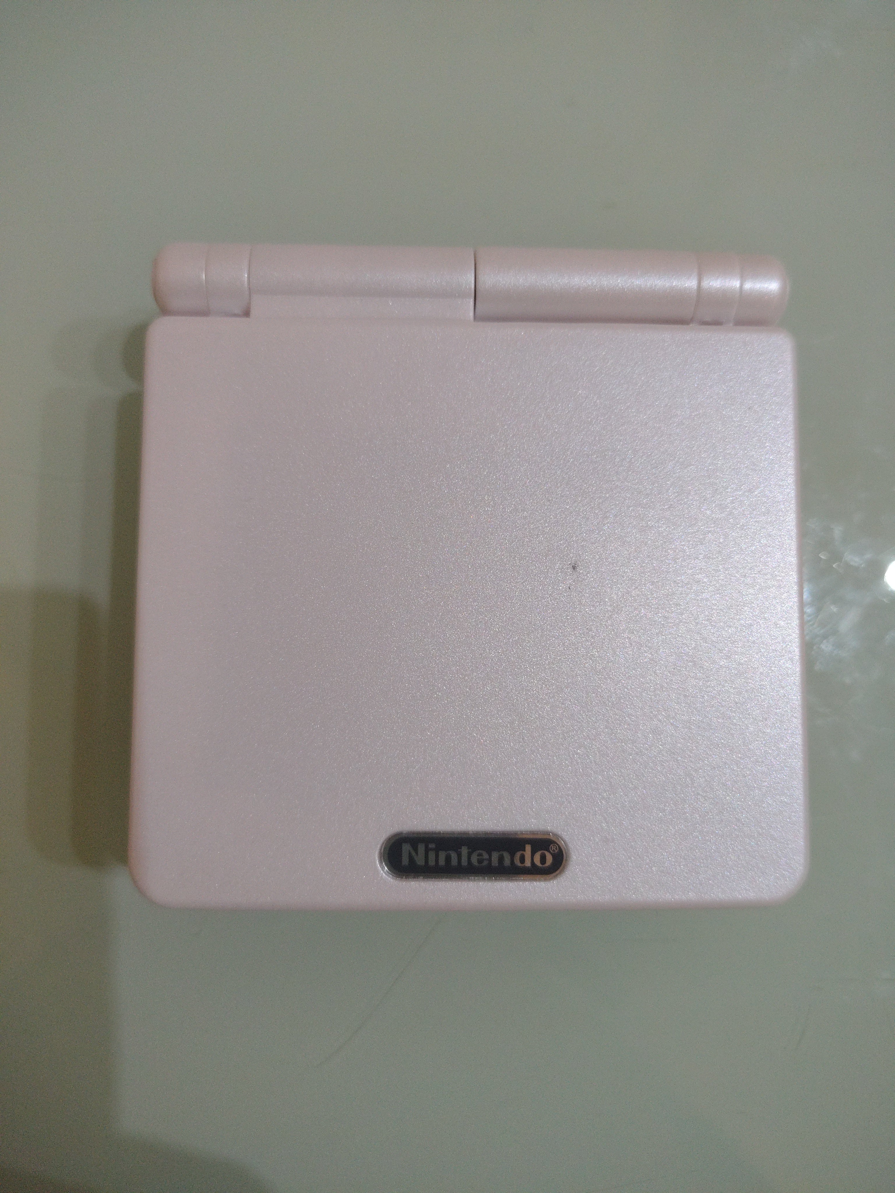 GAME BOY SP BIANCO PERLATO CUSTOM AGS 101 RETROILLUMINATO