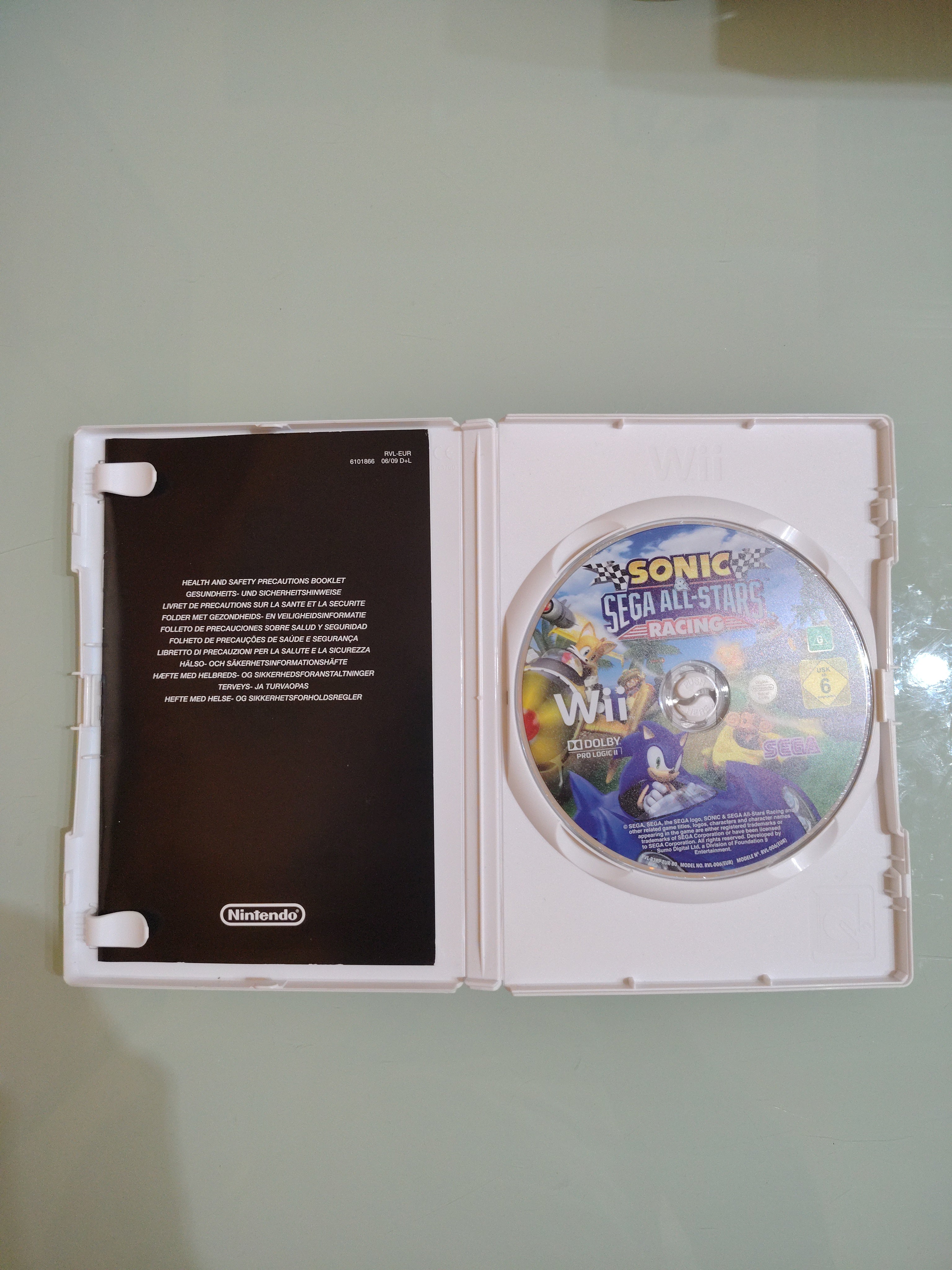 Sonic & Sega All-Stars Racing (Nintendo Wii, 2010) PAL multilingue