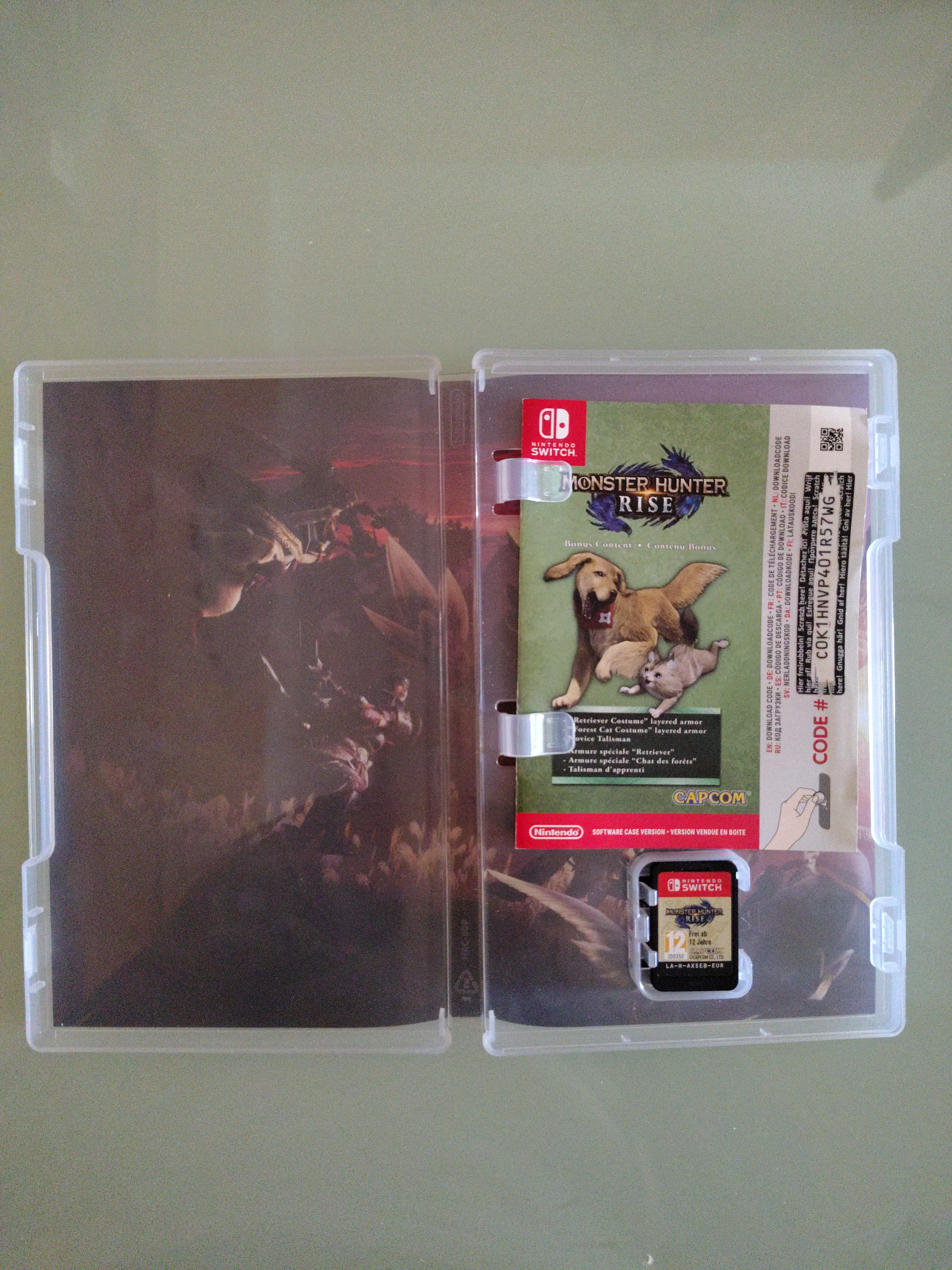 Videogioco Nintendo Switch Monster Hunter Rise usato italiano