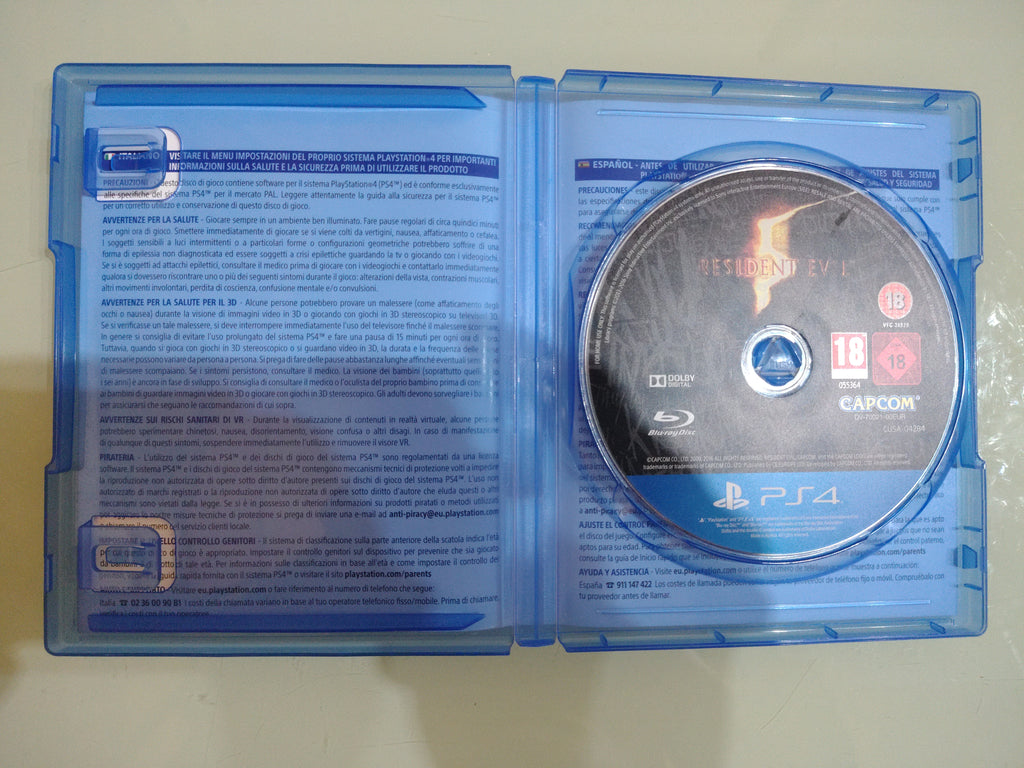 RESIDENT EVIL 5 PlayStation 4  PAL CAPCOM