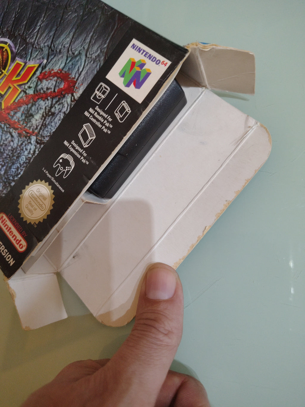TUROK 2 SEED OF EVIL NINTENDO 64 PAL/ CONFEZIONE ORIGINALE