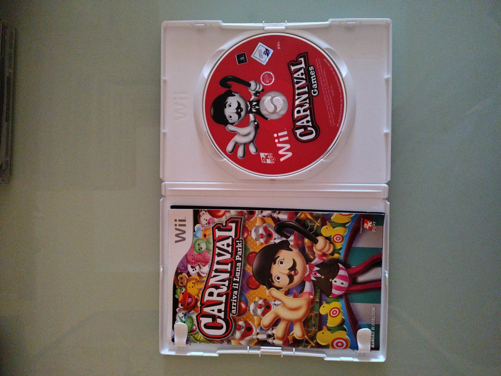 CARNIVAL ARRIVA IL LUNA PARK NINTENDO WII WIIU U PAL ITALIANO ORIGINALE COMPLETO