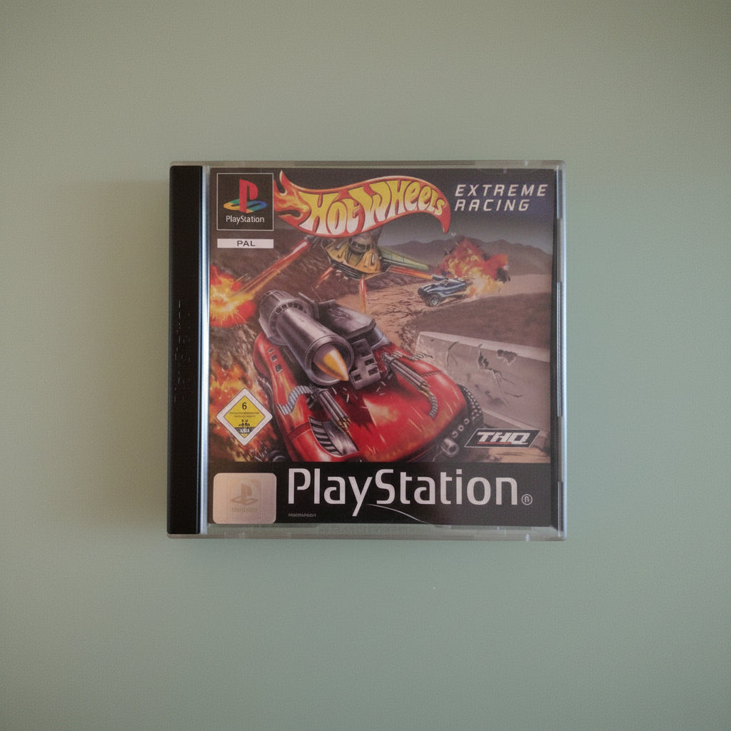 Hot Wheels: Extreme Racing (PlayStation 1, 2001) gioco PS1, completo