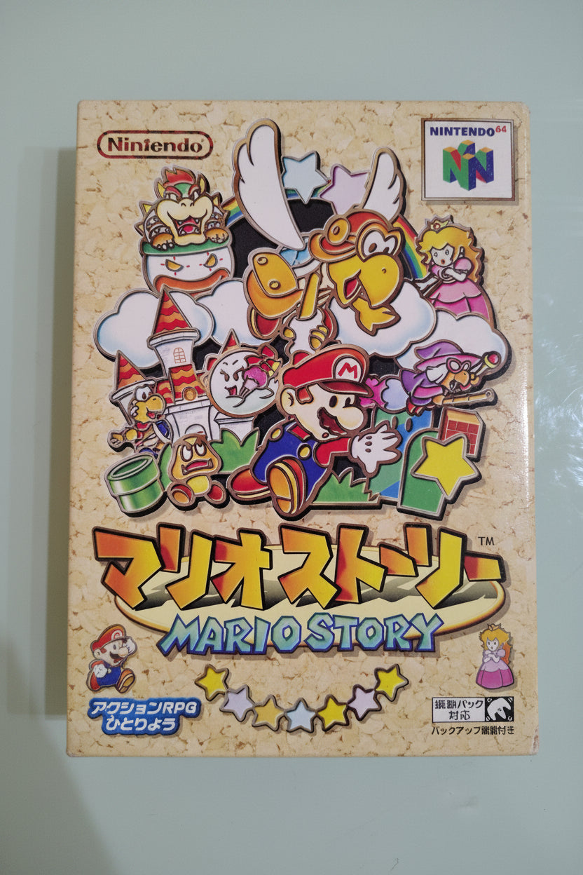 Nintendo 64 Paper Mario Story JP - Autentico e testato no manuale