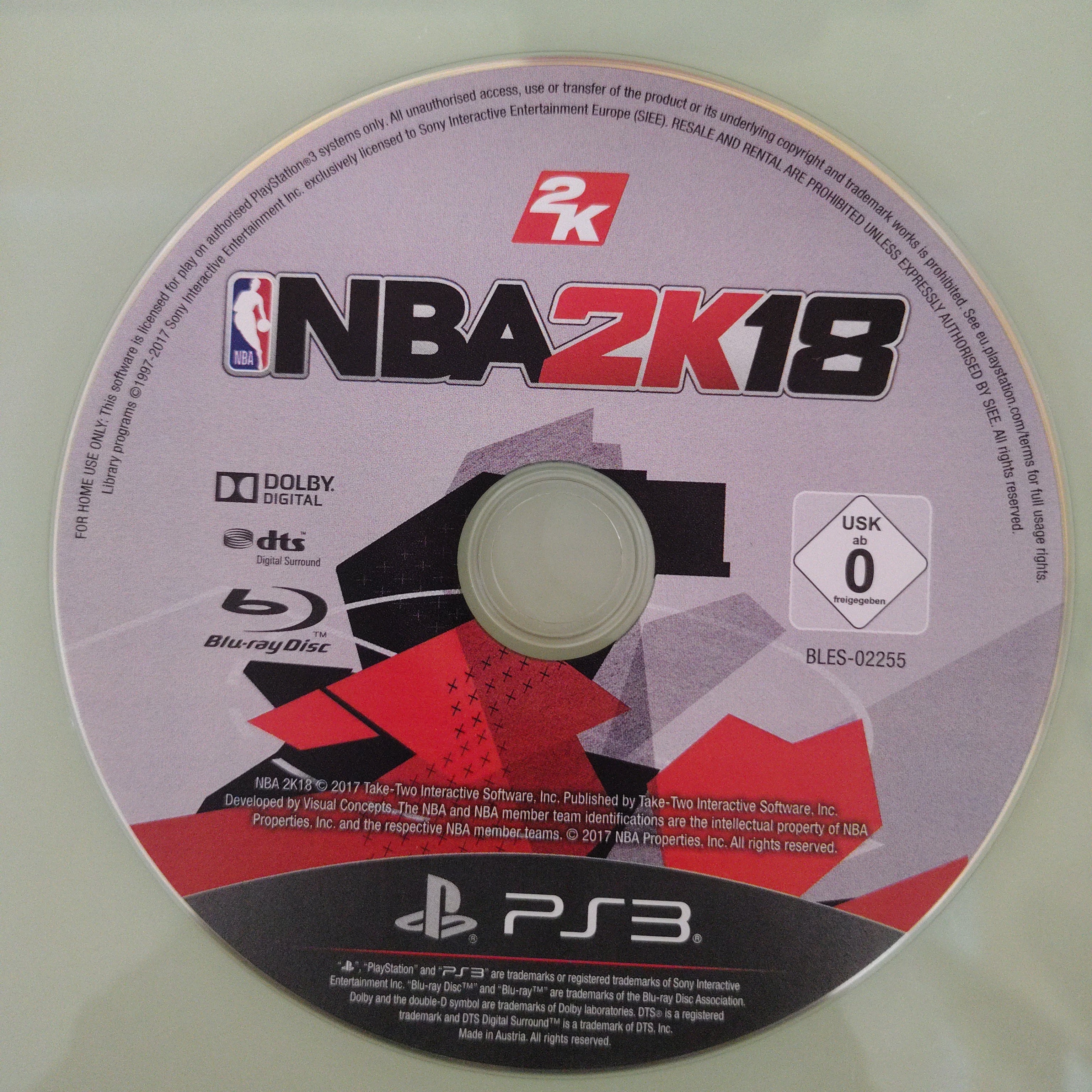 NBA 2K18 ( solo disco)