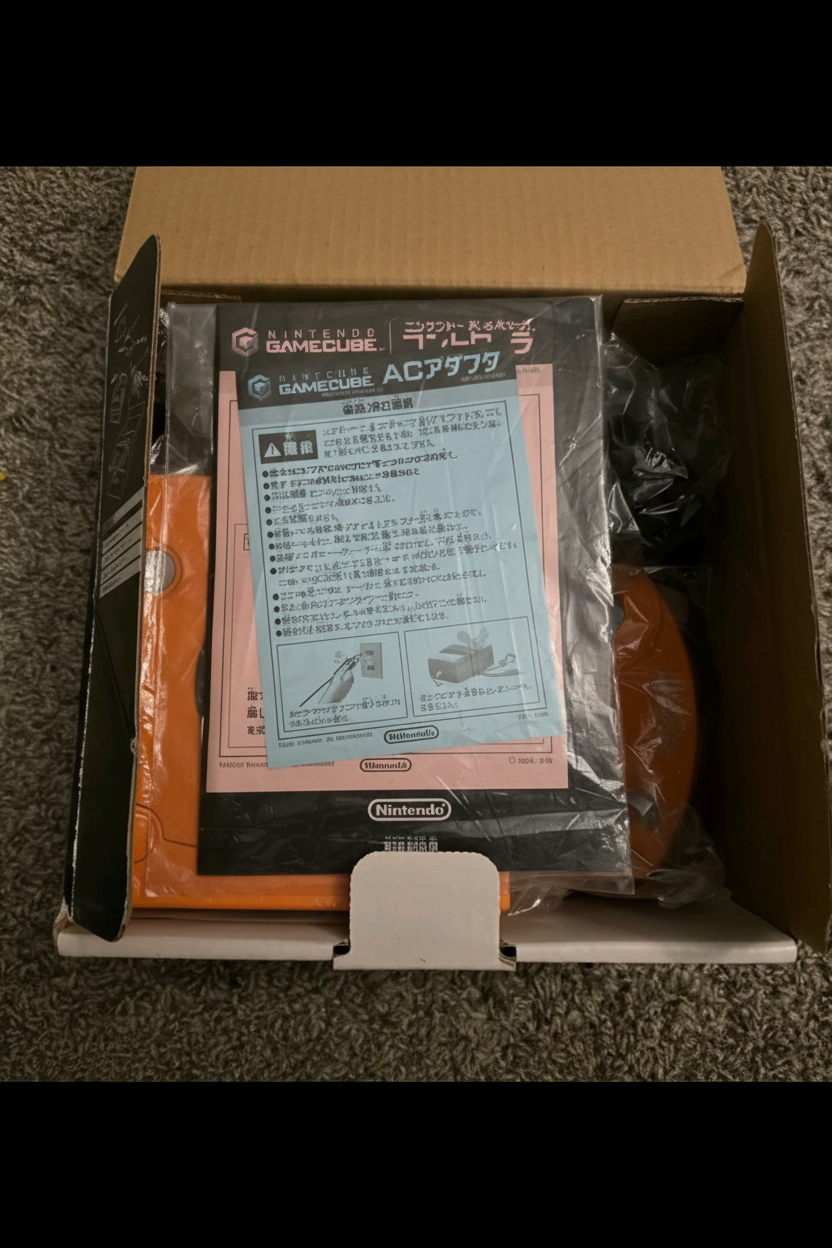 Console Nintendo GameCube  Orange Spice come nuova, regione jap "TESTATA"!!